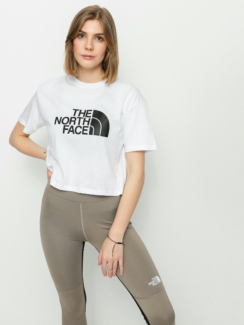 T-shirt The North Face Cropped Easy Wmn (tnf white)