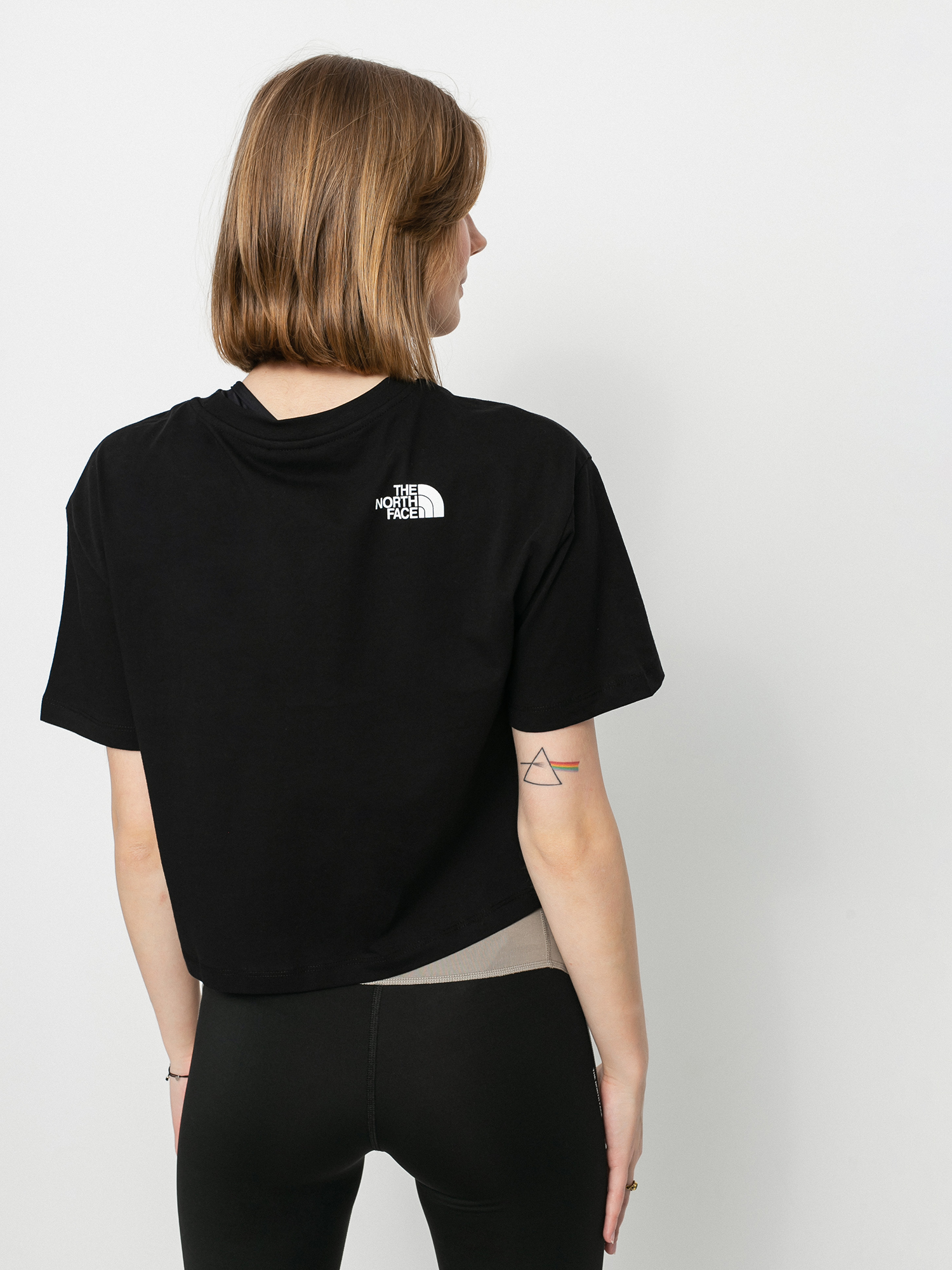 T-shirt The North Face Cropped Easy Wmn (tnf black)