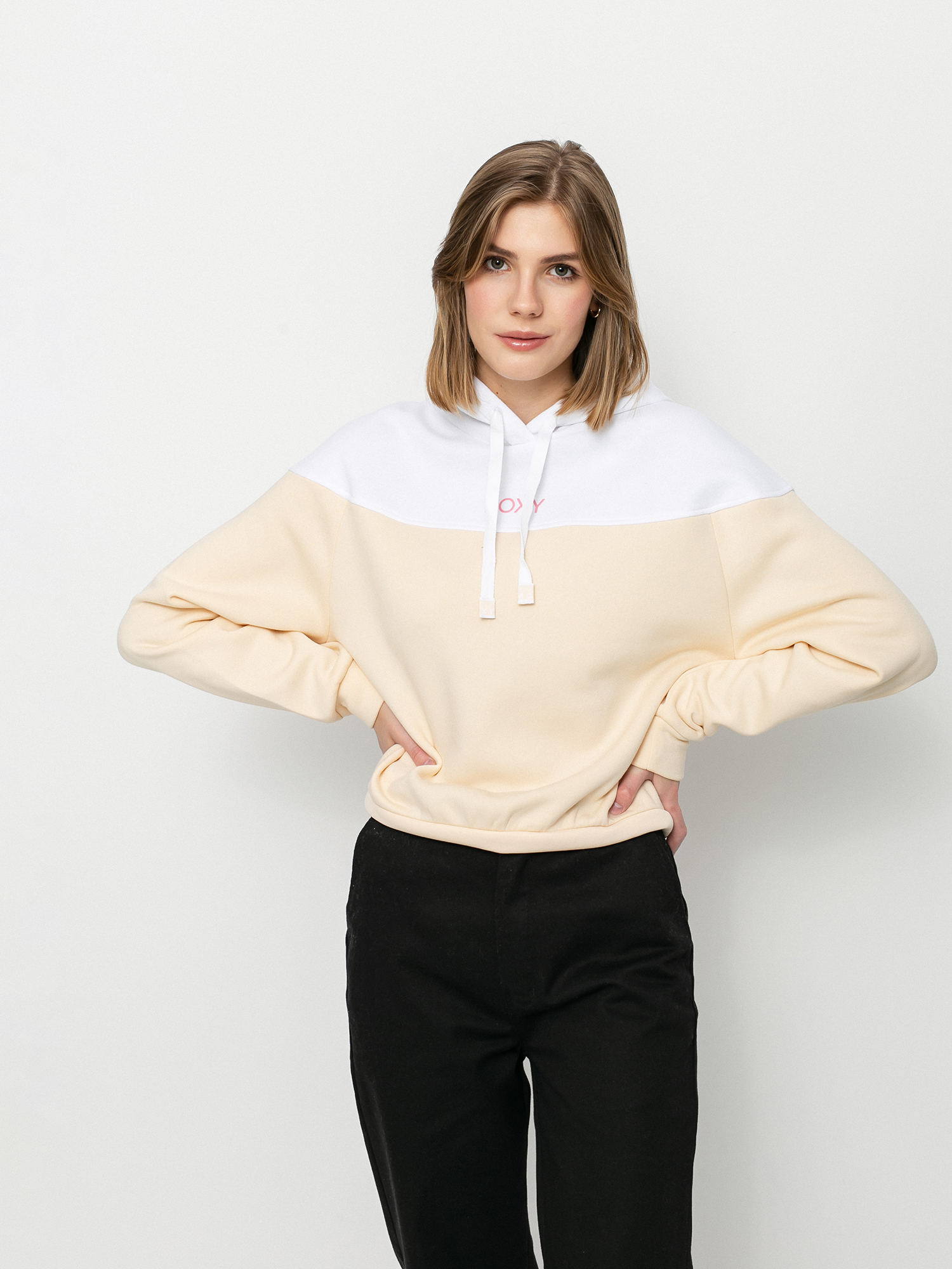 Bluza z kapturem Roxy Its In The Music HD Wmn (novelle peach)