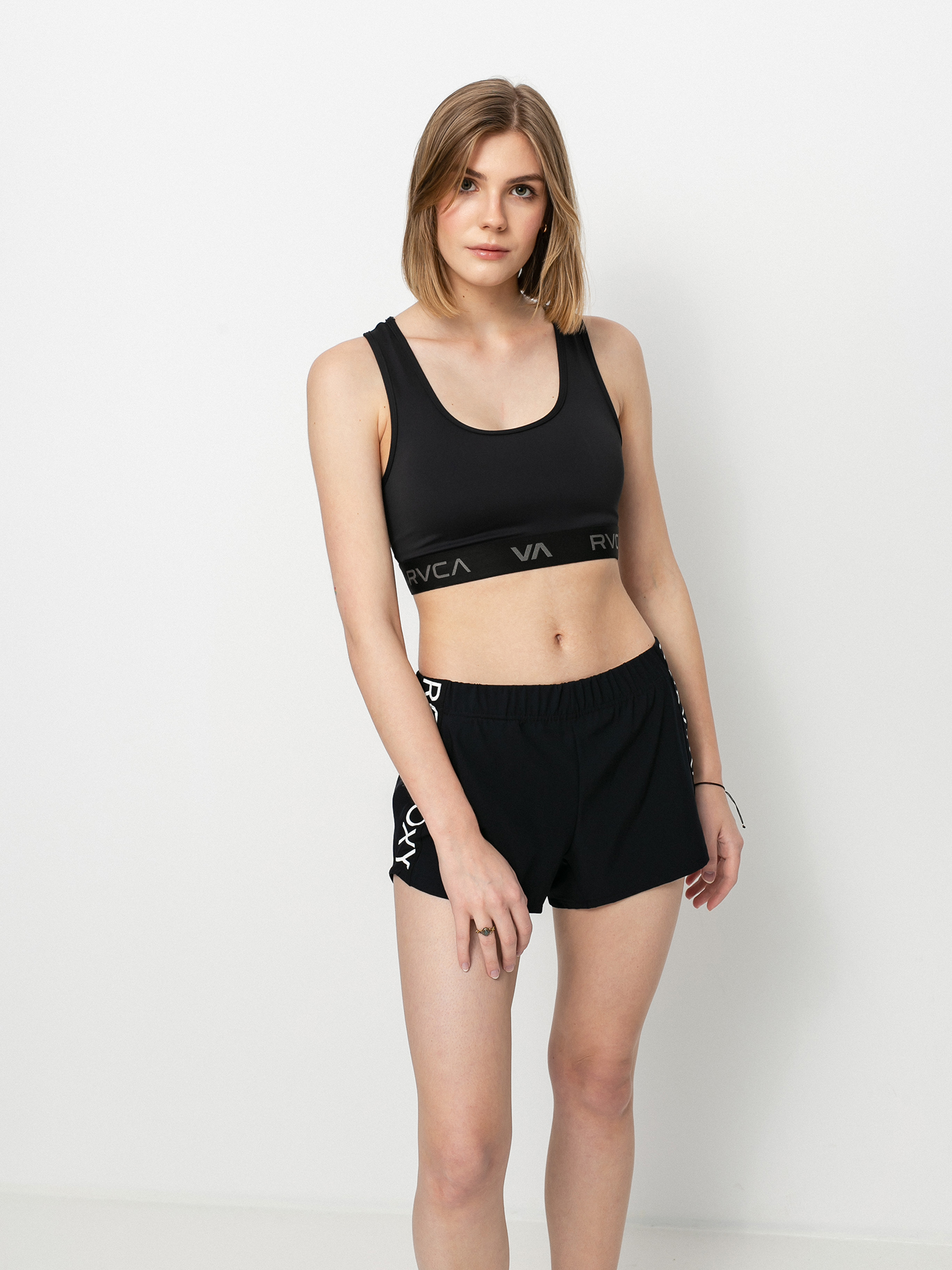 Bielizna RVCA Cut Out Bra Top Wmn (black)