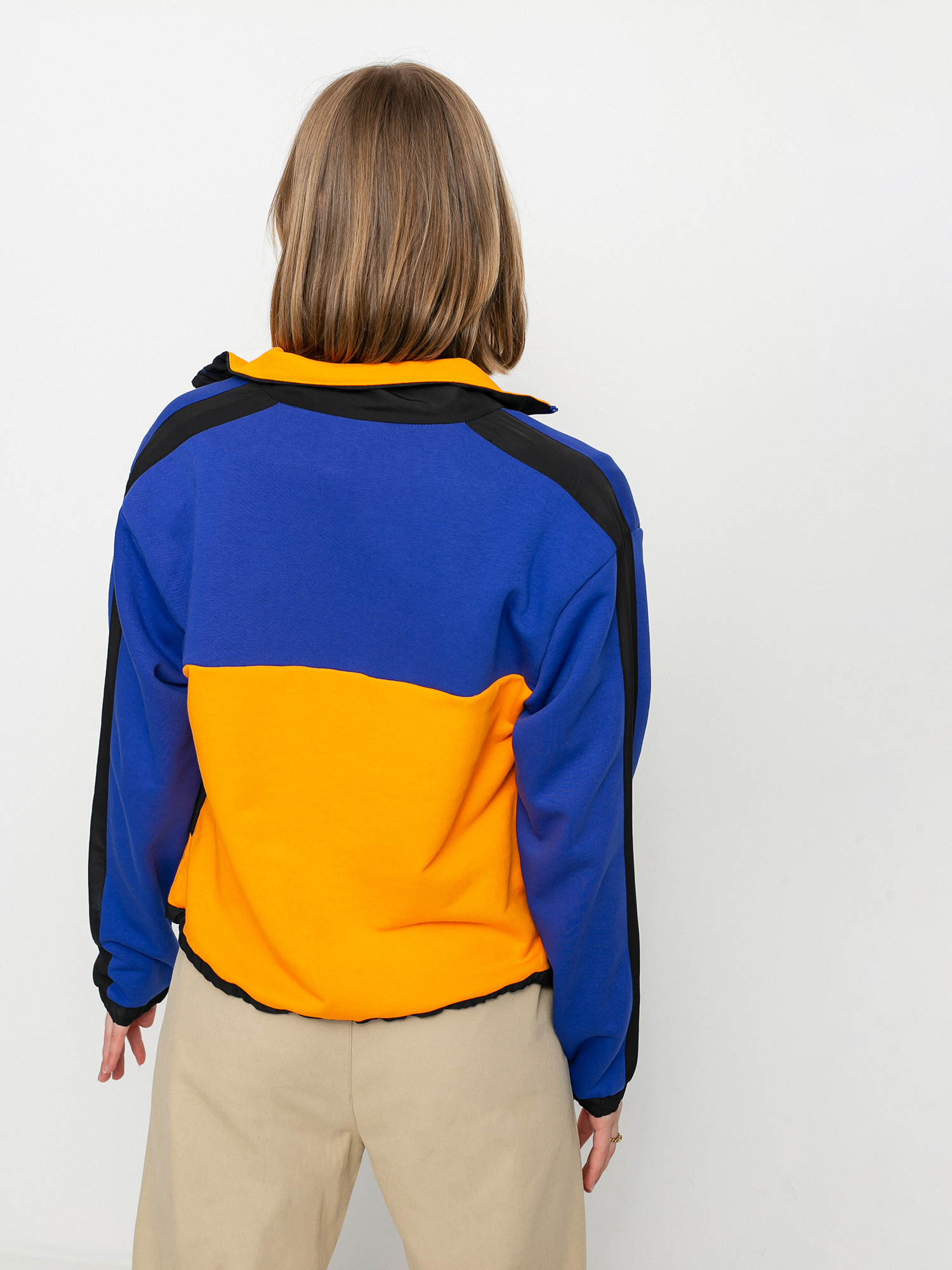 Kurtka Fila Calant Wmn (clematis blue/flame orange/black)