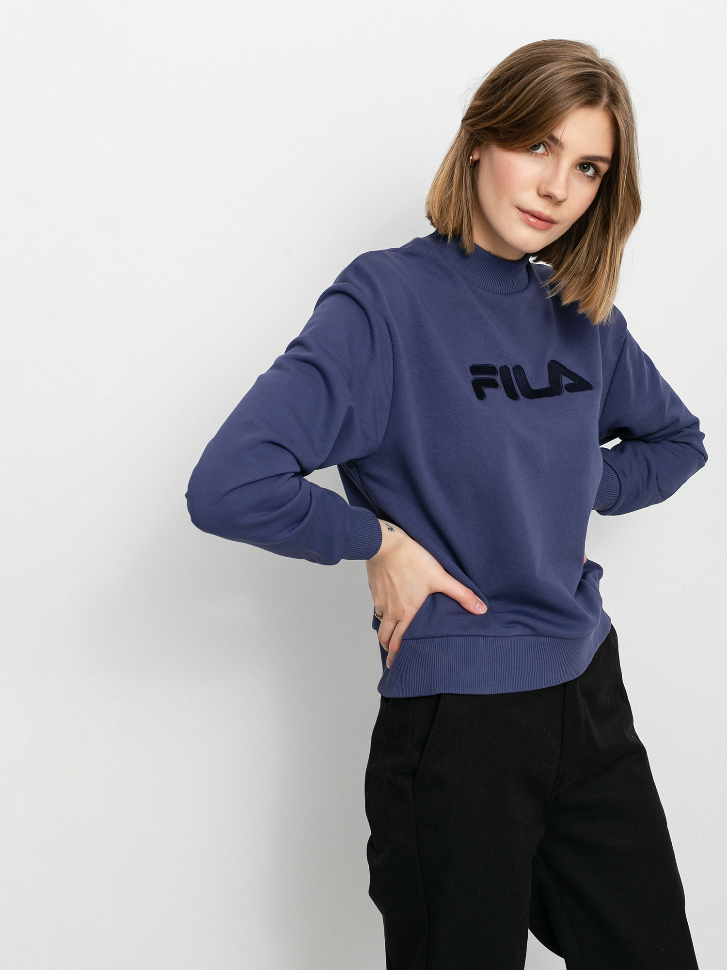 Bluza Fila Fauna Wide Cropped Wmn (crown blue)