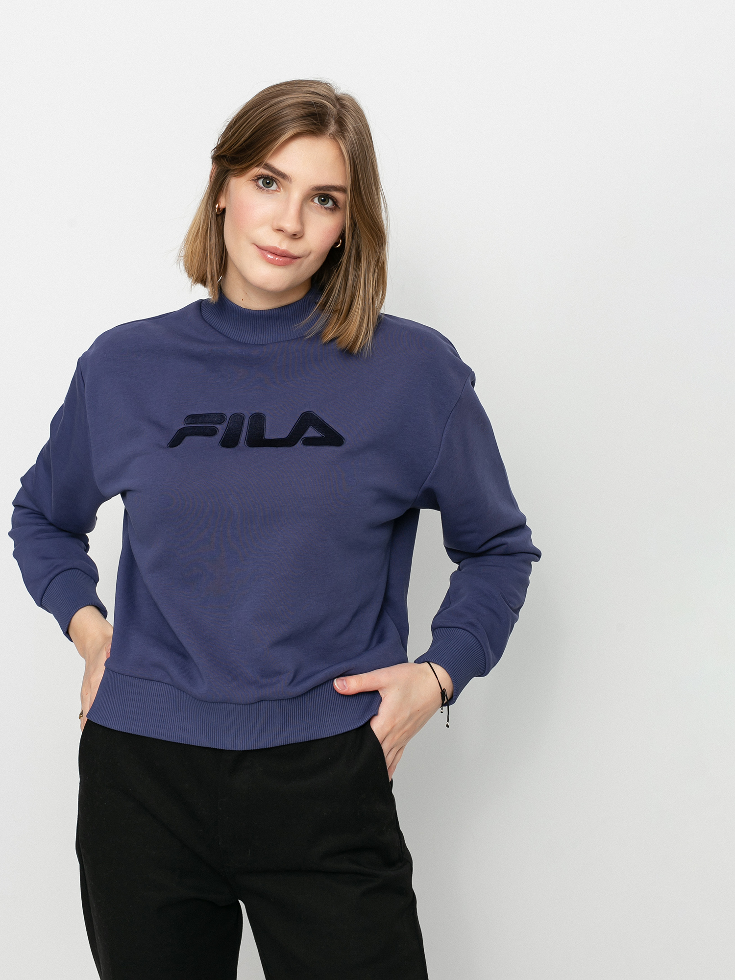 Bluza Fila Fauna Wide Cropped Wmn (crown blue)
