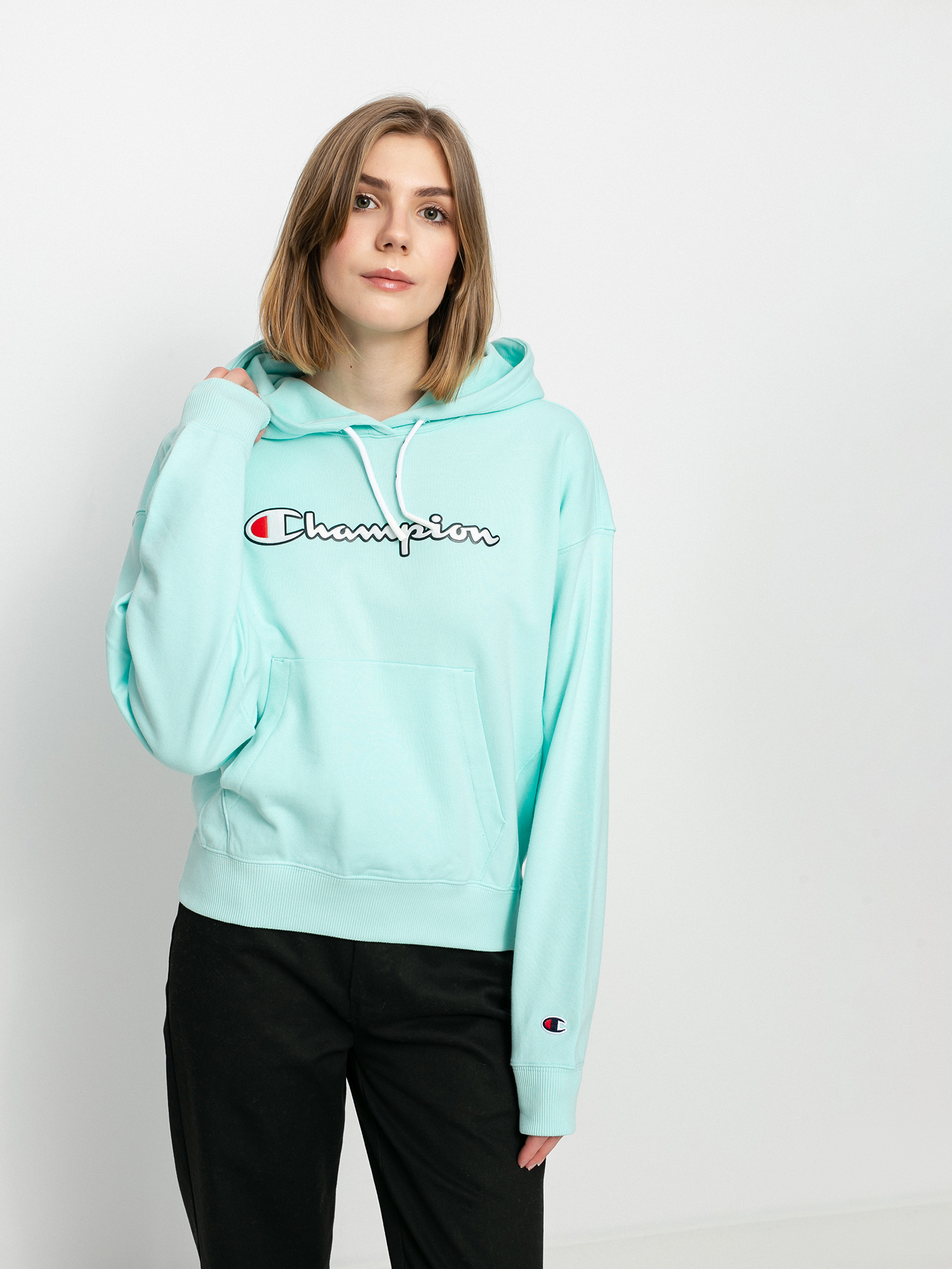 Bluza z kapturem Champion Sweatshirt HD 112638 Wmn (btt)
