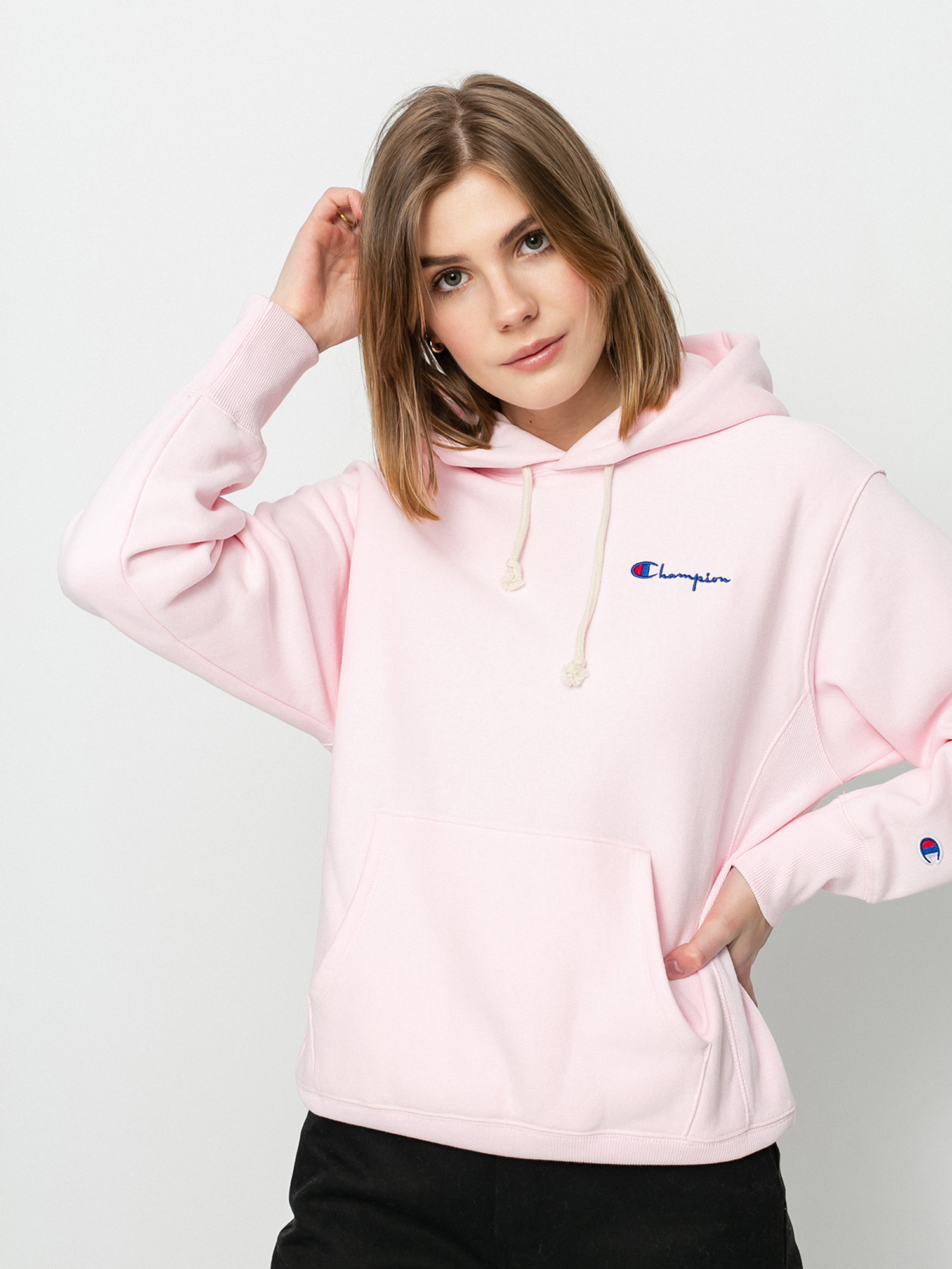 Bluza z kapturem Champion Sweatshirt HD 113150 Wmn (bap)