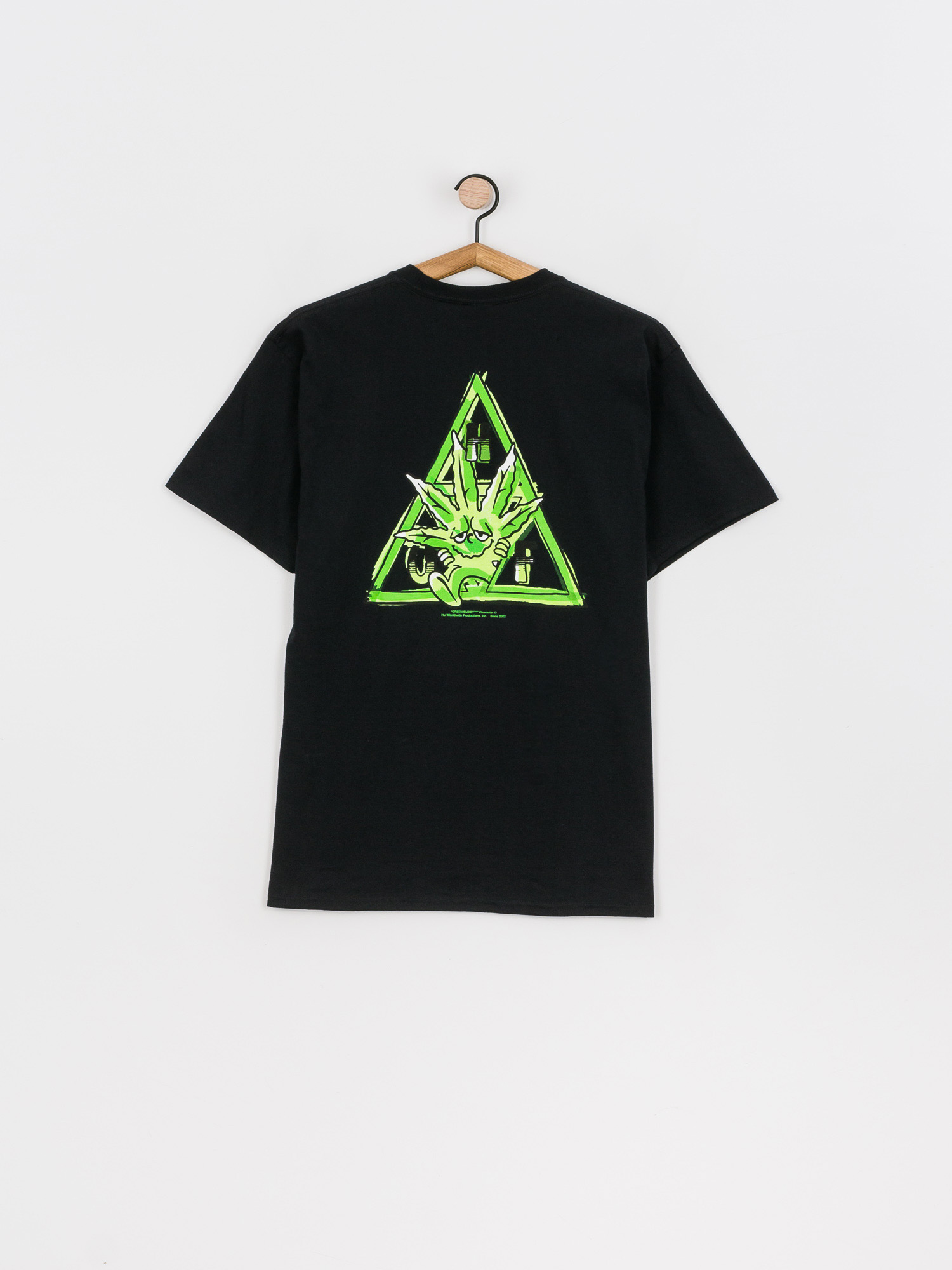 T-shirt HUF X 420 Green Buddy TT (black)
