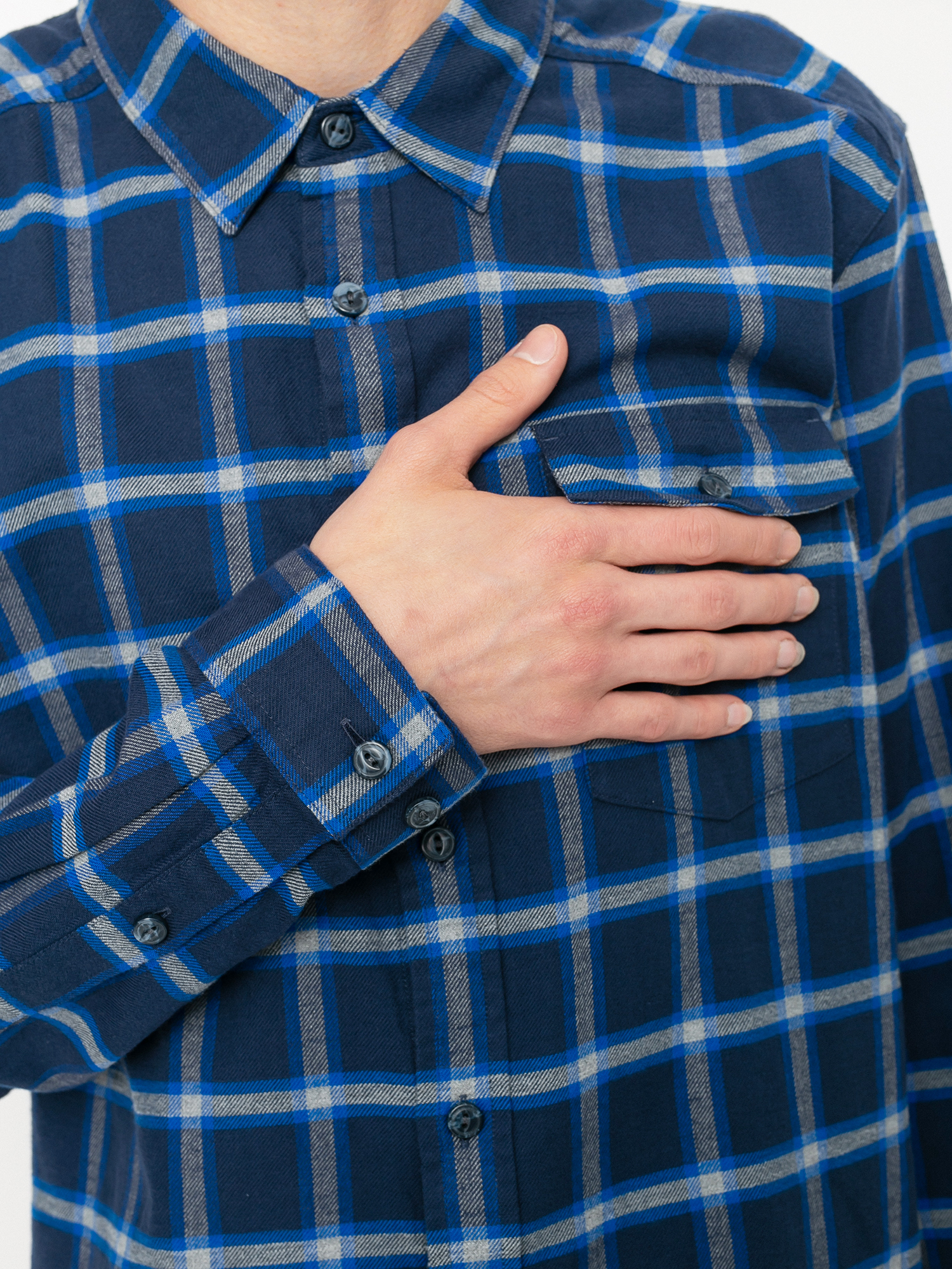 Koszula Patagonia Lightweight Fjord Flannel (grange/new navy)