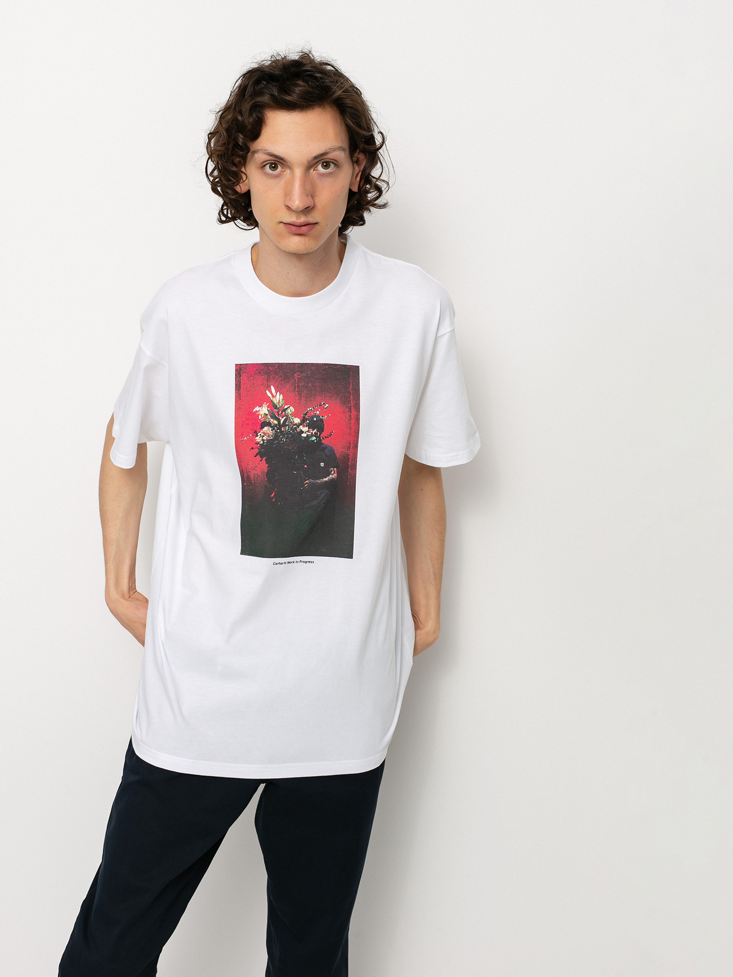 T-shirt Carhartt WIP Bouquet (white)