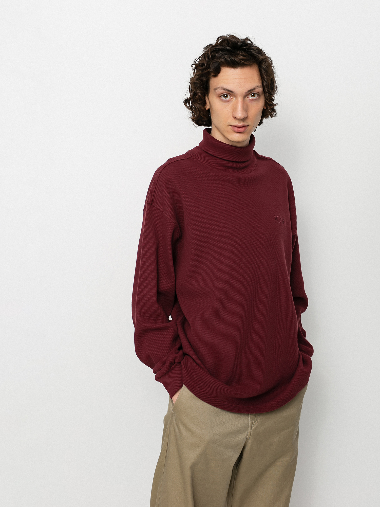 Longsleeve Polar Skate Shin Turtleneck (wine)