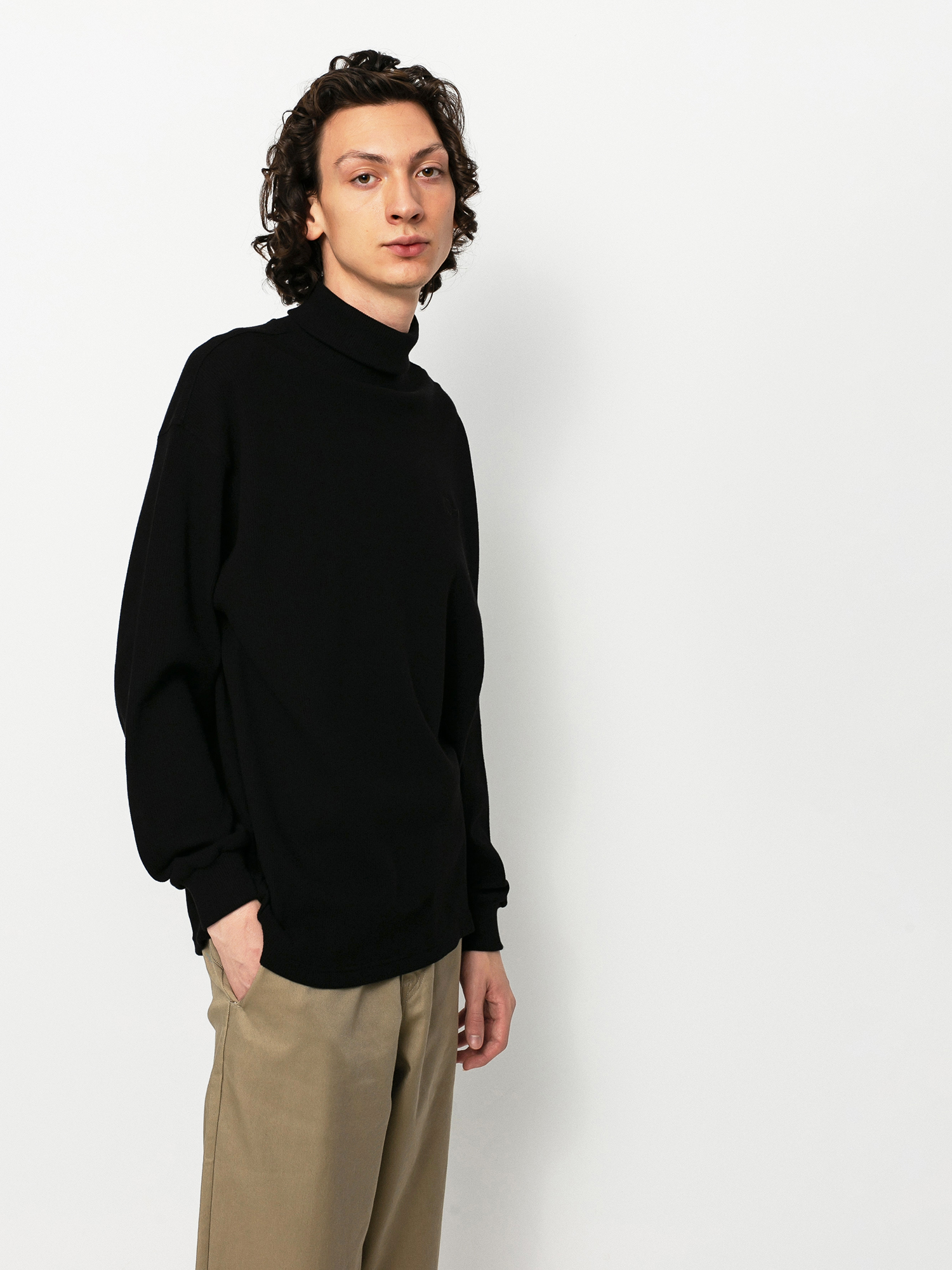 Longsleeve Polar Skate Shin Turtleneck (black)