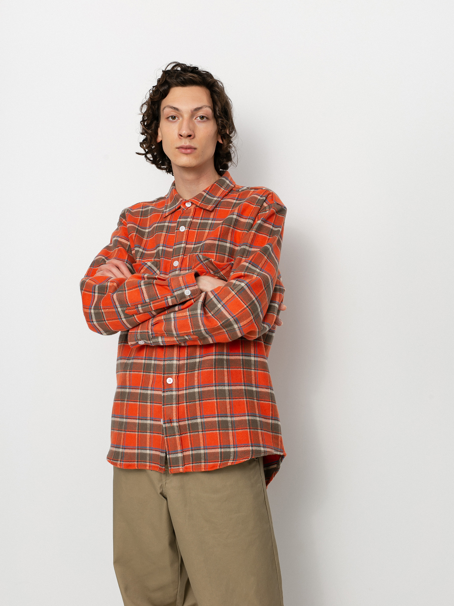 Koszula Polar Skate Flannel (orange)