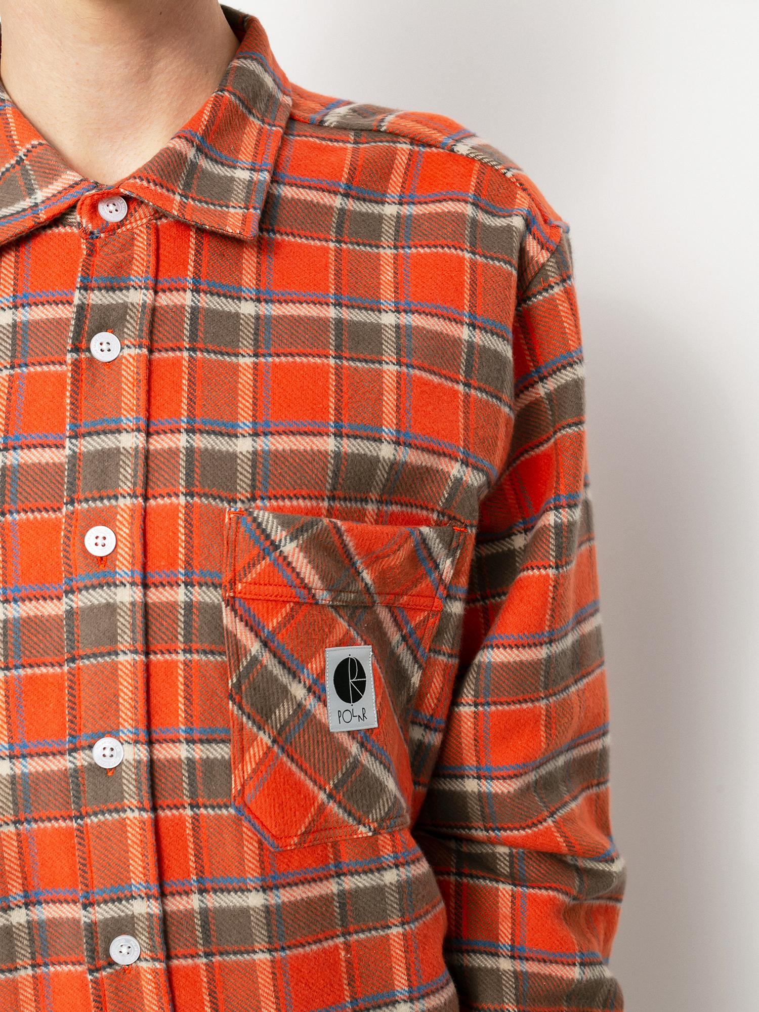 Koszula Polar Skate Flannel (orange)