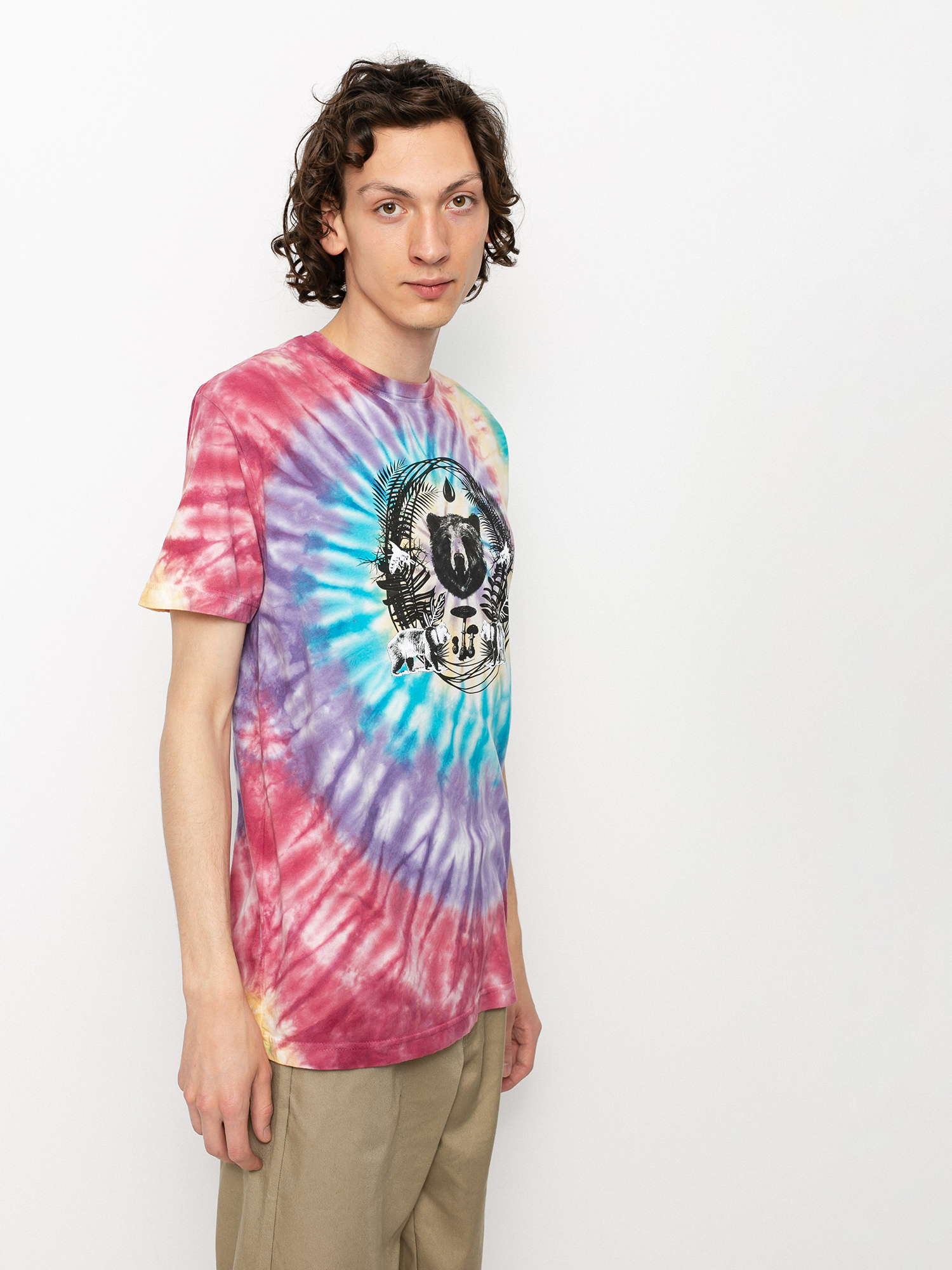 T-shirt Grizzly Griptape Animal Kingdom (tie dye)