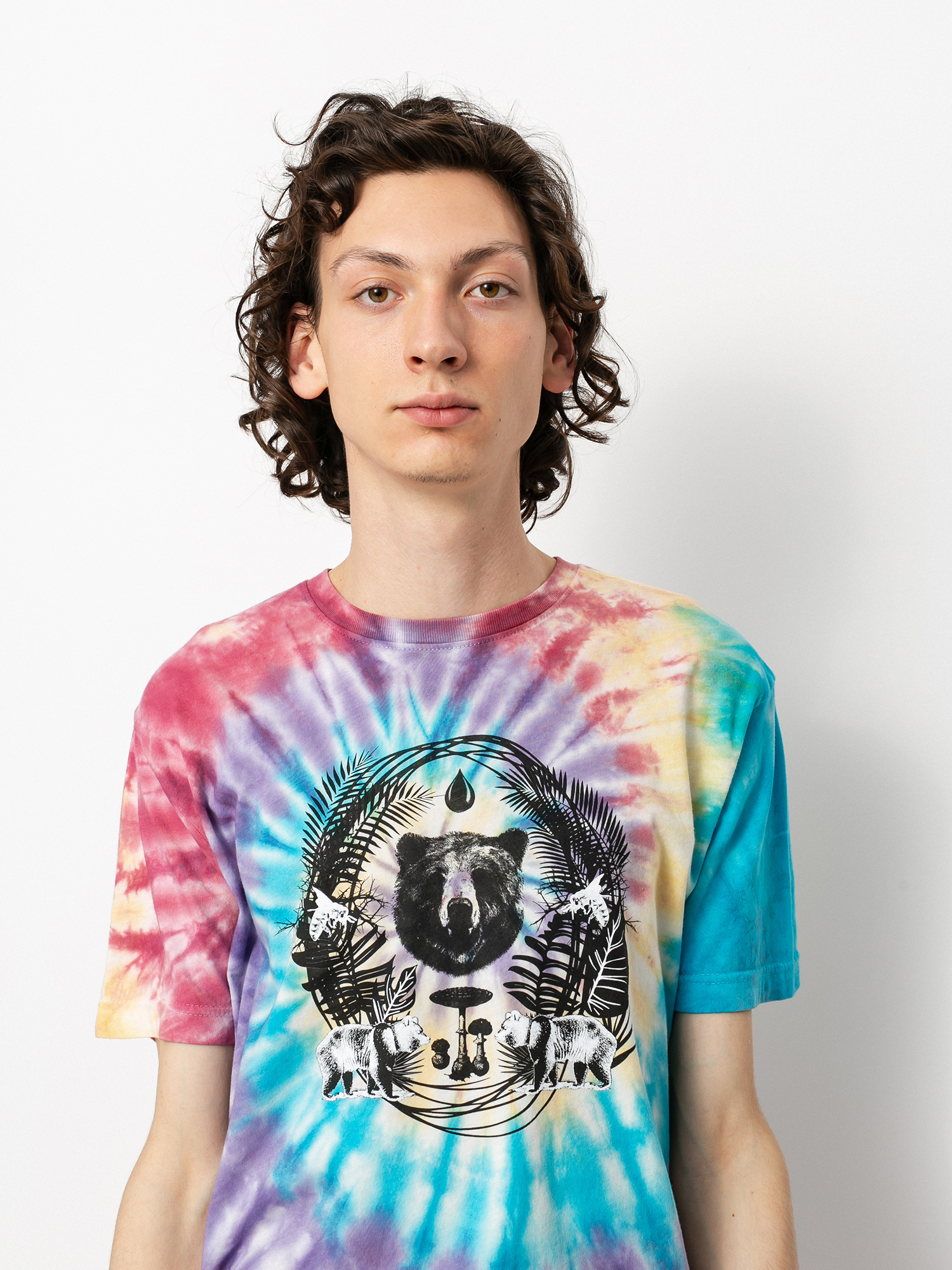 T-shirt Grizzly Griptape Animal Kingdom (tie dye)