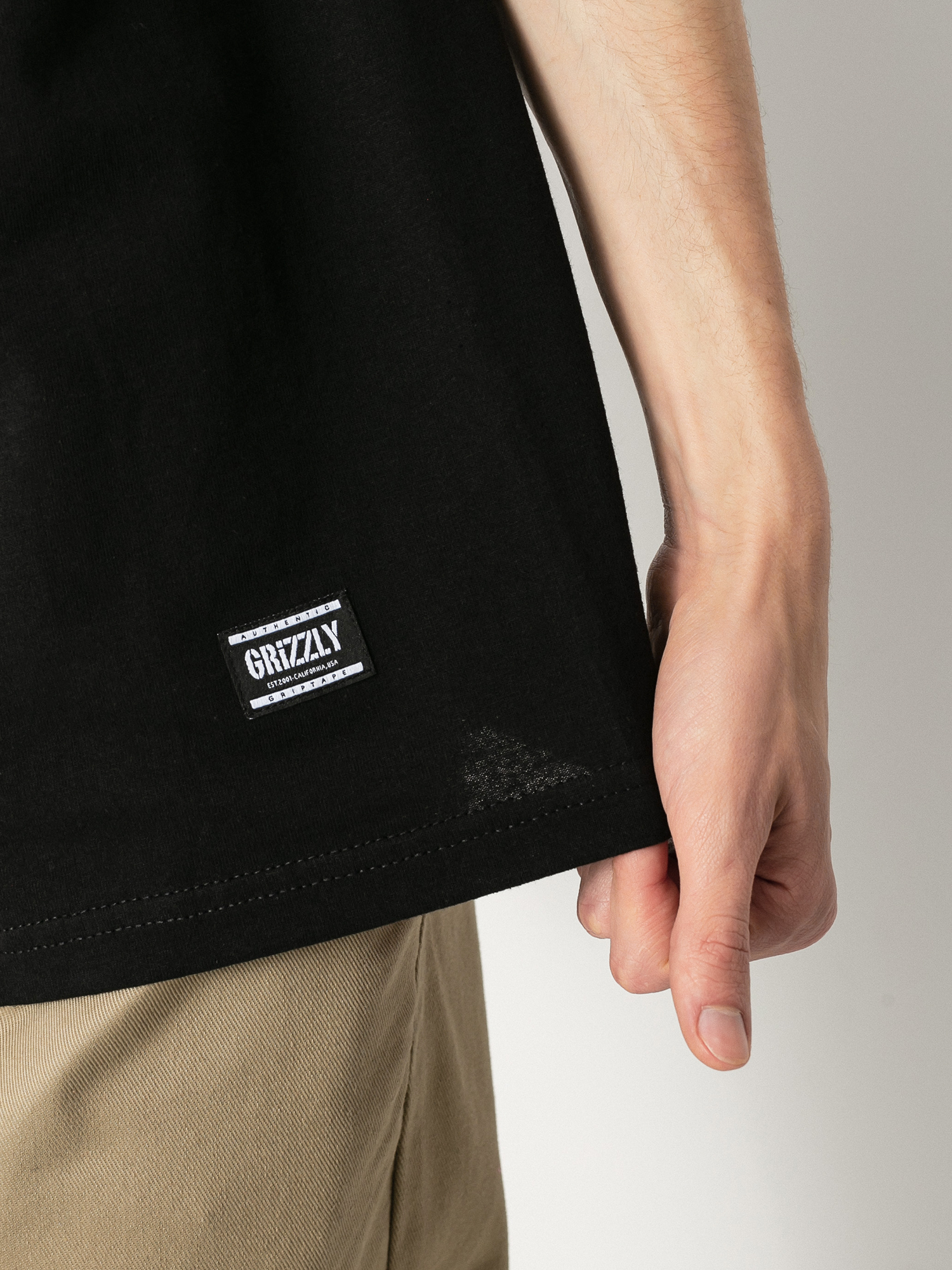 T-shirt Grizzly Griptape Higher Standard (black)
