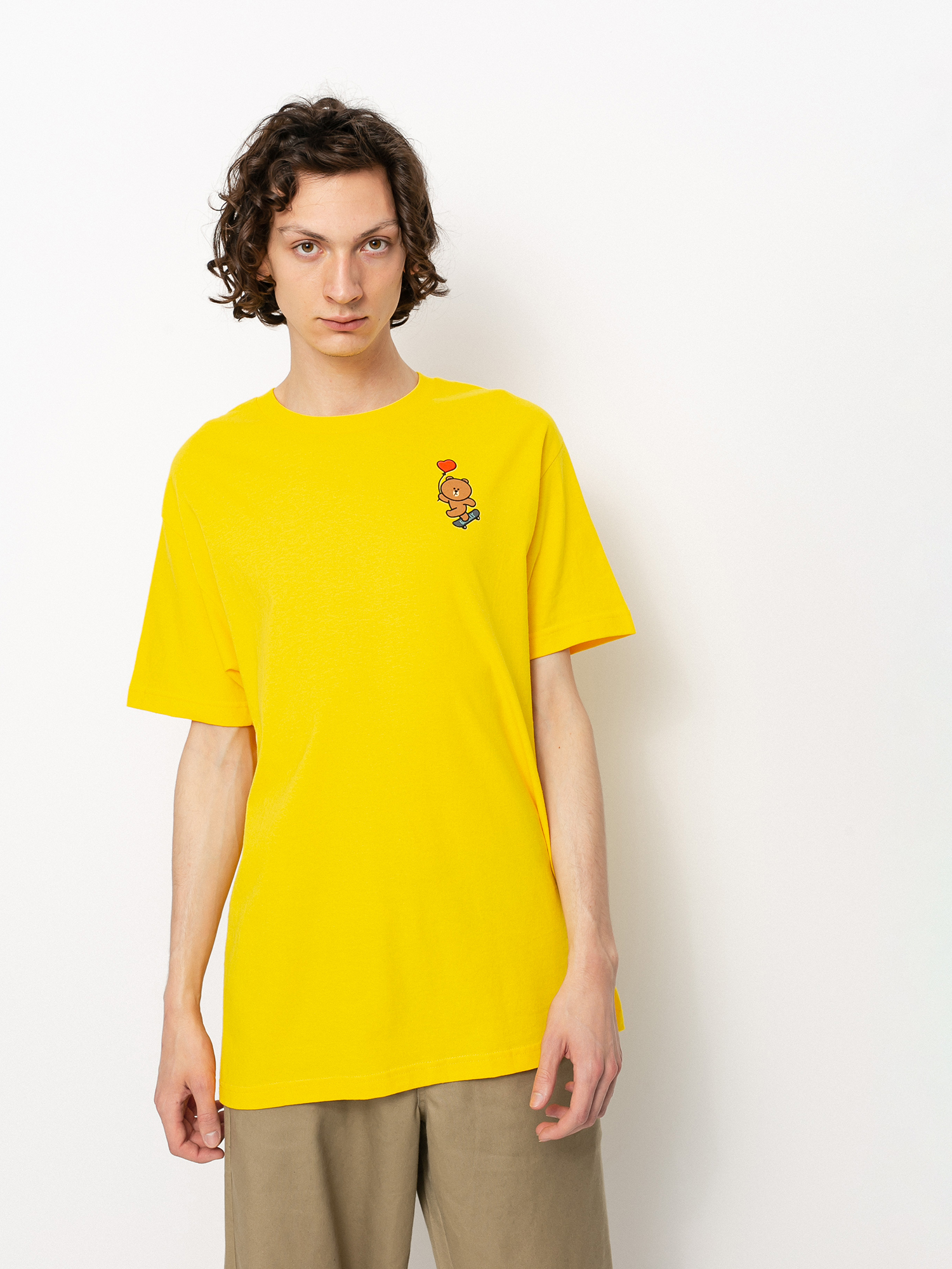 T-shirt Grizzly Griptape Float On (yellow)