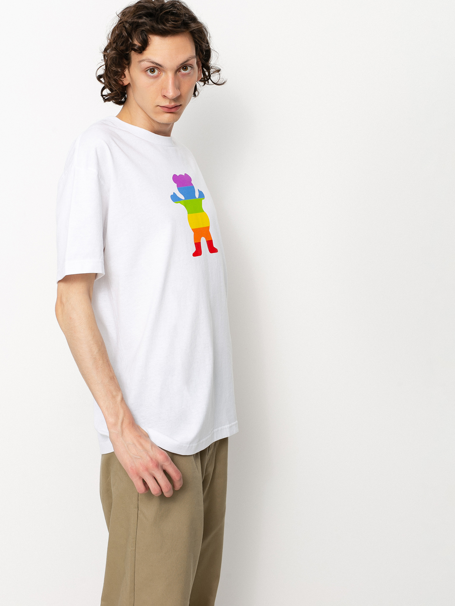 T-shirt Grizzly Griptape Pride Bear (white)