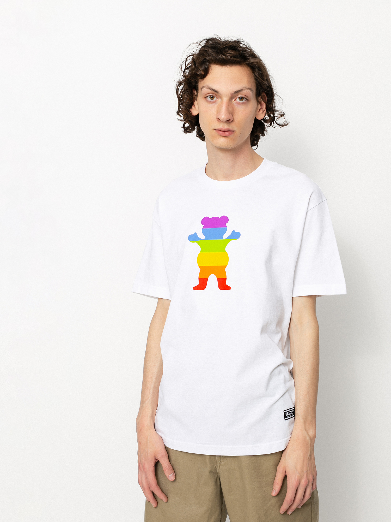 T-shirt Grizzly Griptape Pride Bear (white)
