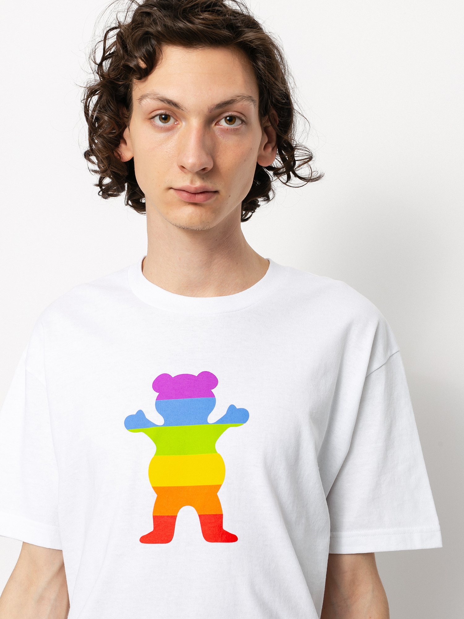 T-shirt Grizzly Griptape Pride Bear (white)
