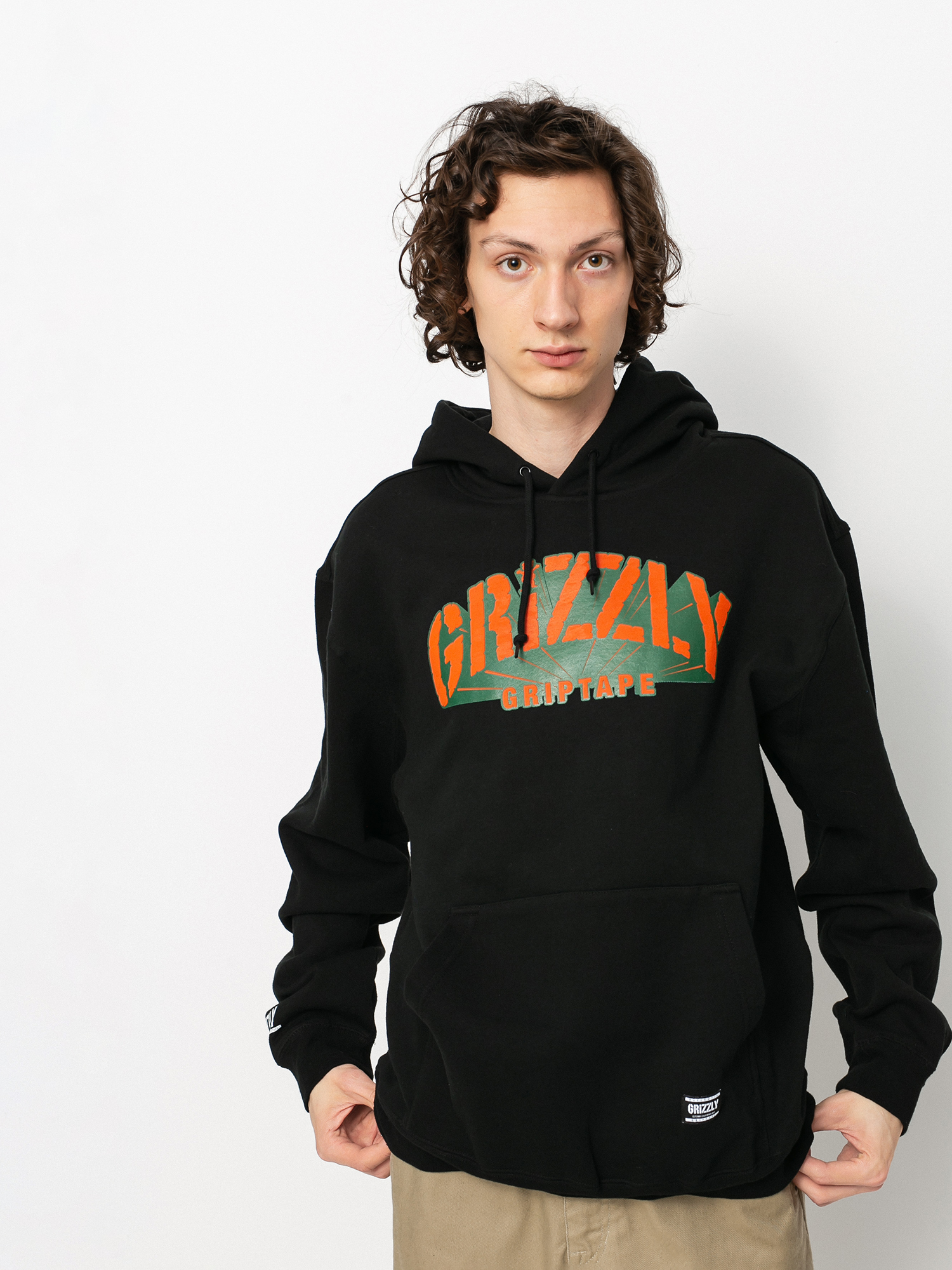 Bluza z kapturem Grizzly Griptape Universidad HD (black)