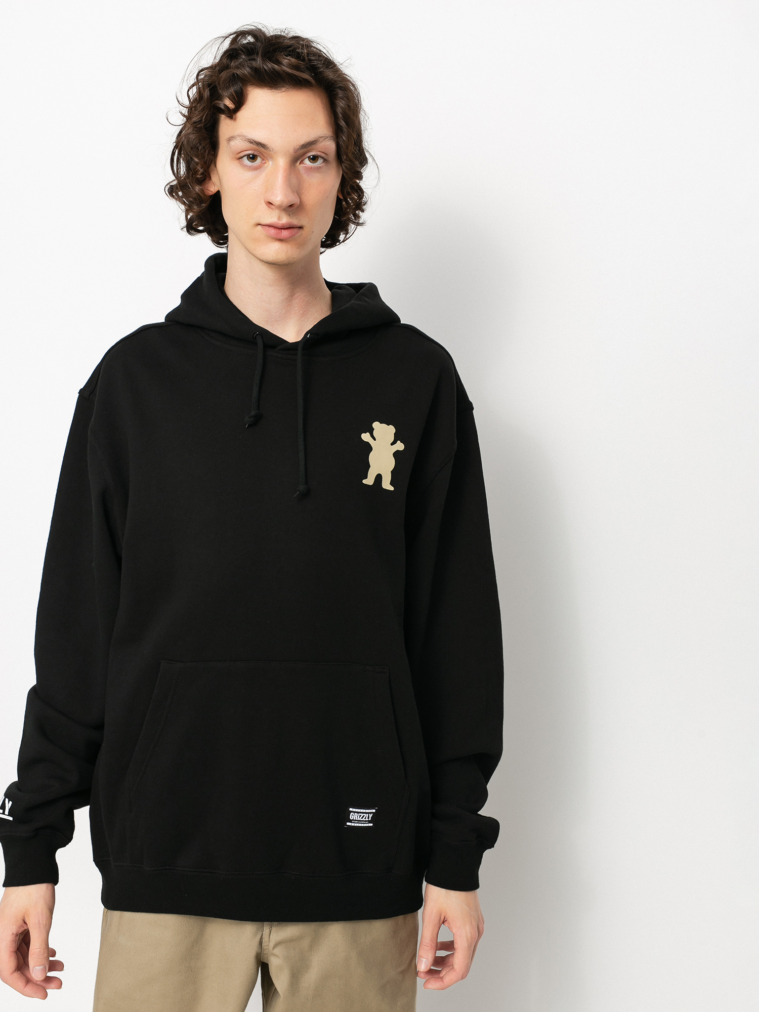 Bluza z kapturem Grizzly Griptape Family Ties HD (black)