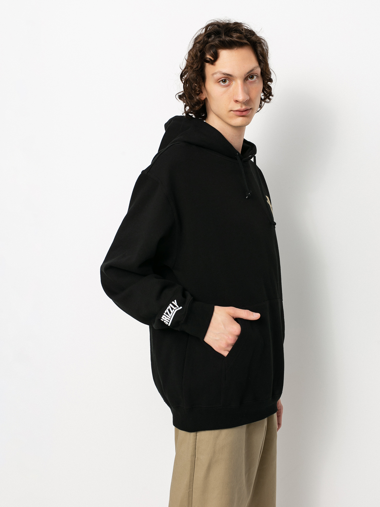 Bluza z kapturem Grizzly Griptape Family Ties HD (black)