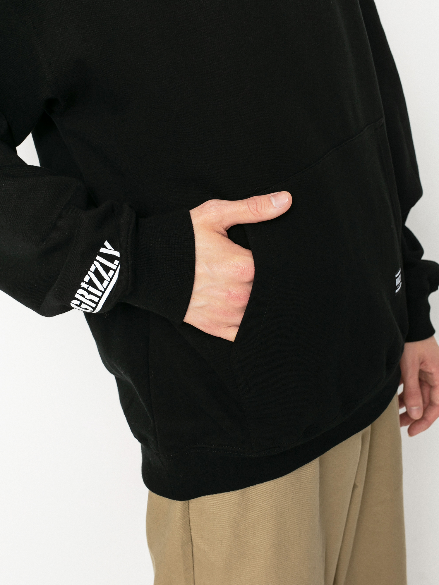 Bluza z kapturem Grizzly Griptape Family Ties HD (black)