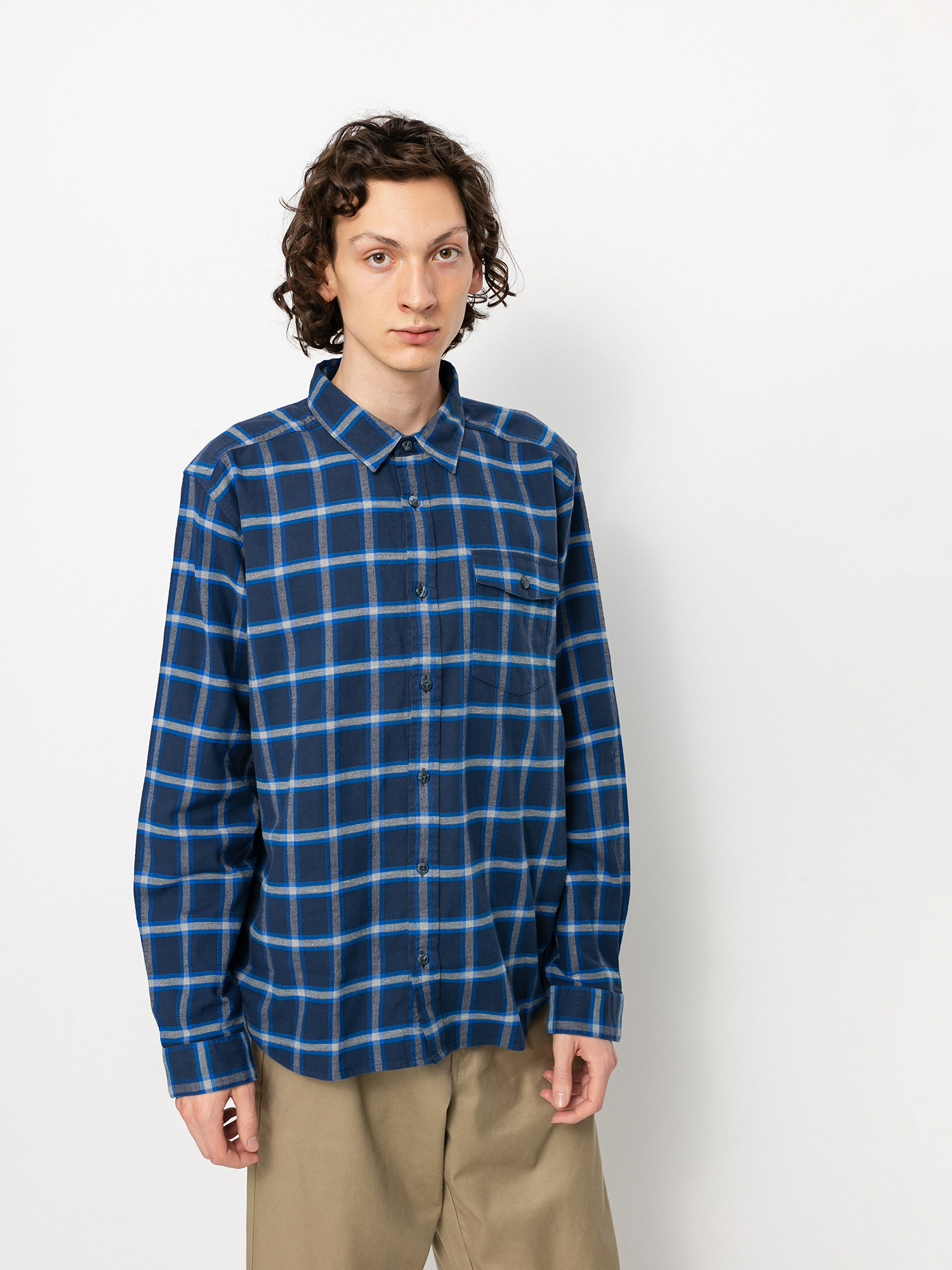 Koszula Patagonia Lightweight Fjord Flannel (grange/new navy)