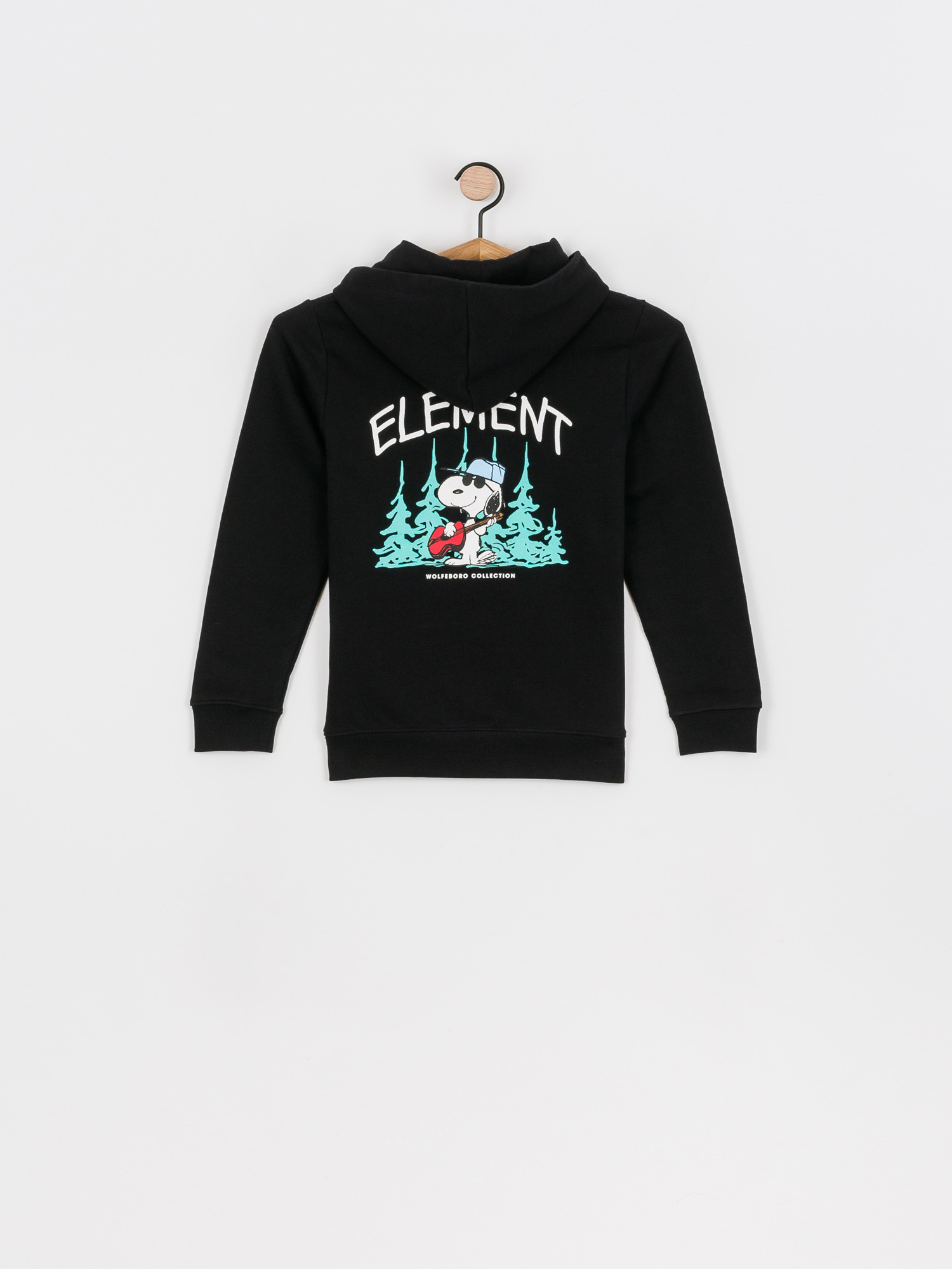 Bluza z kapturem Element Peanuts Good Times HD JR (flint black)