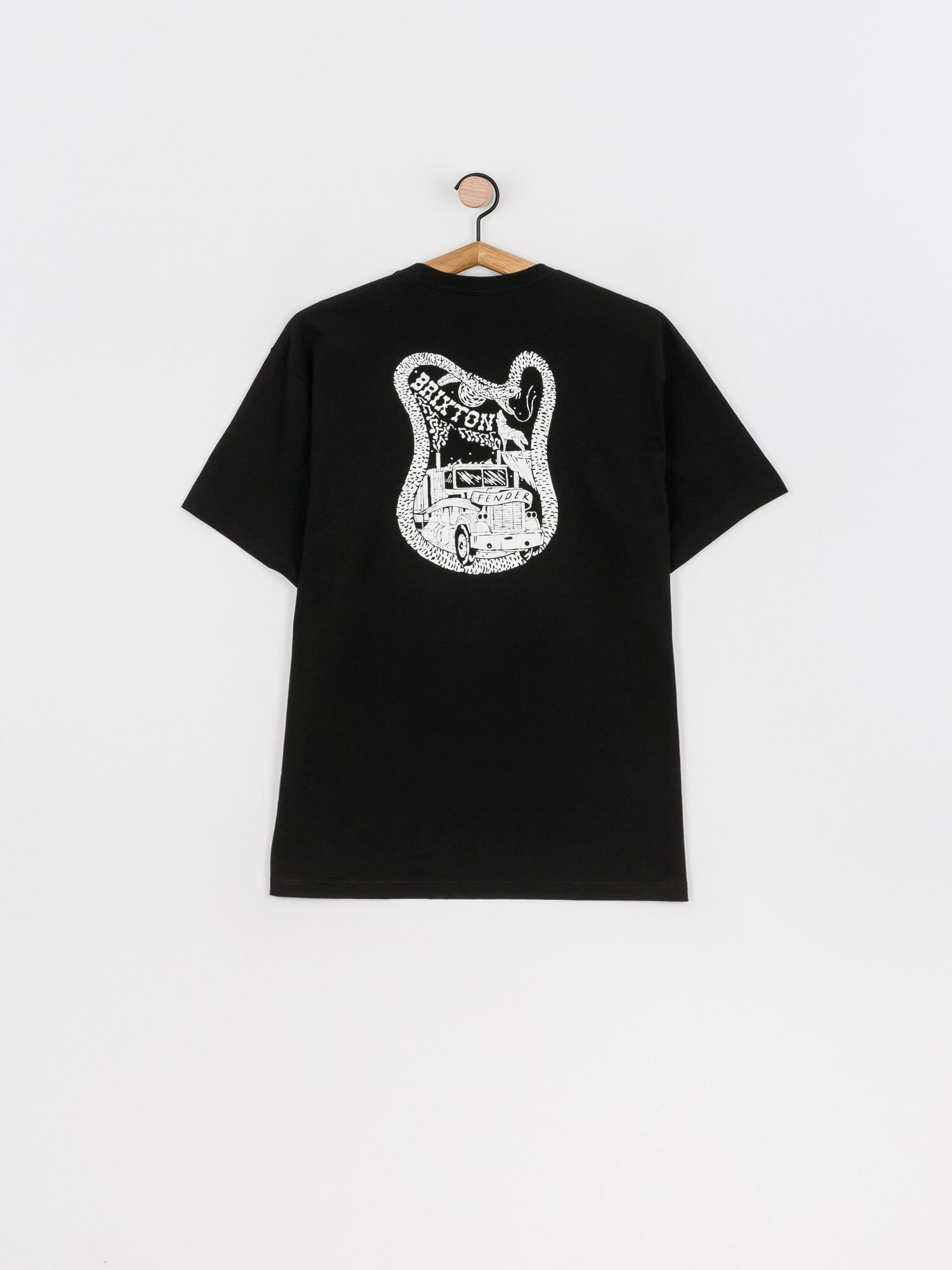 T-shirt Brixton Fender Highway (black)