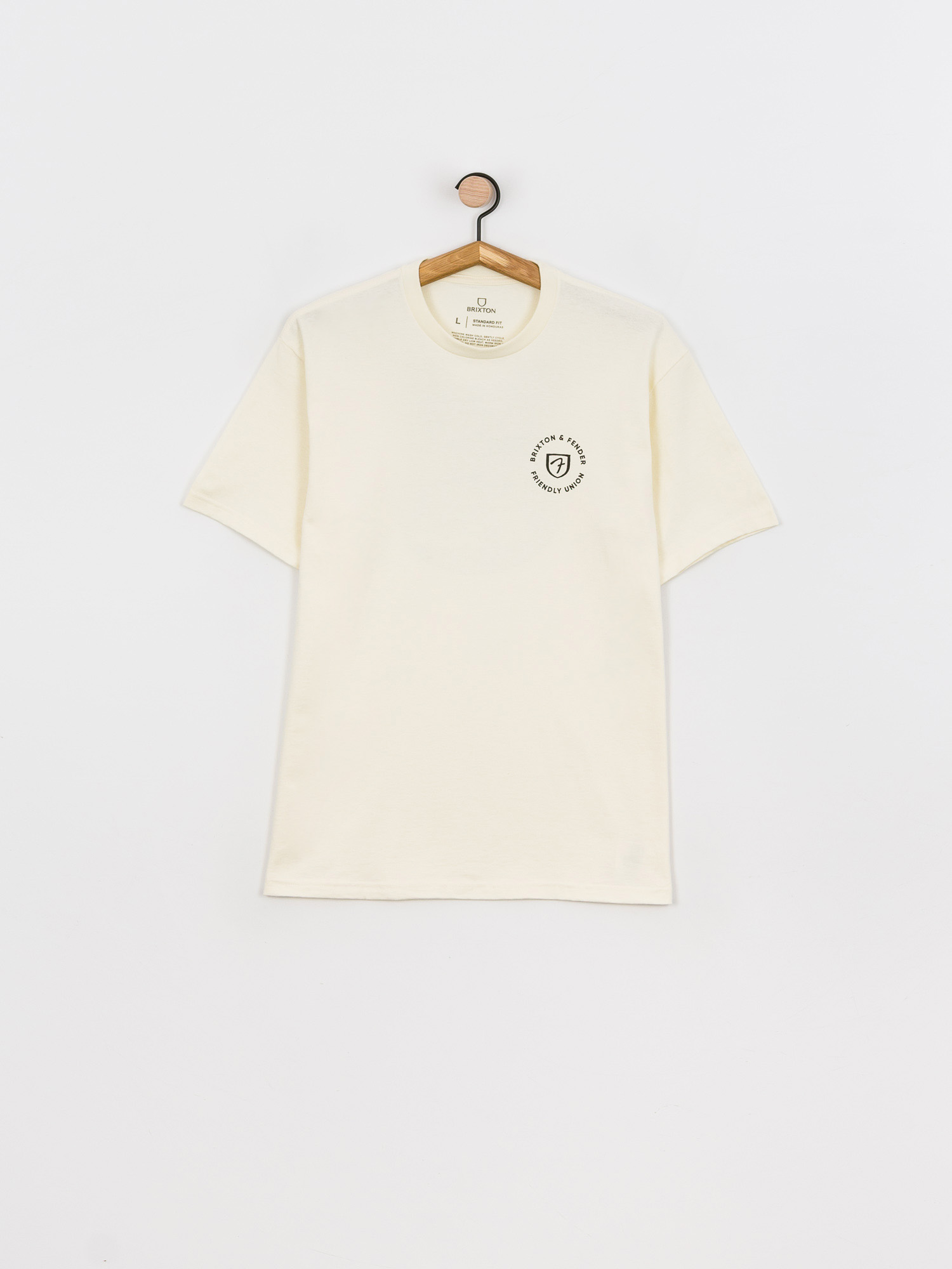 T-shirt Brixton Fender Highway (off white)