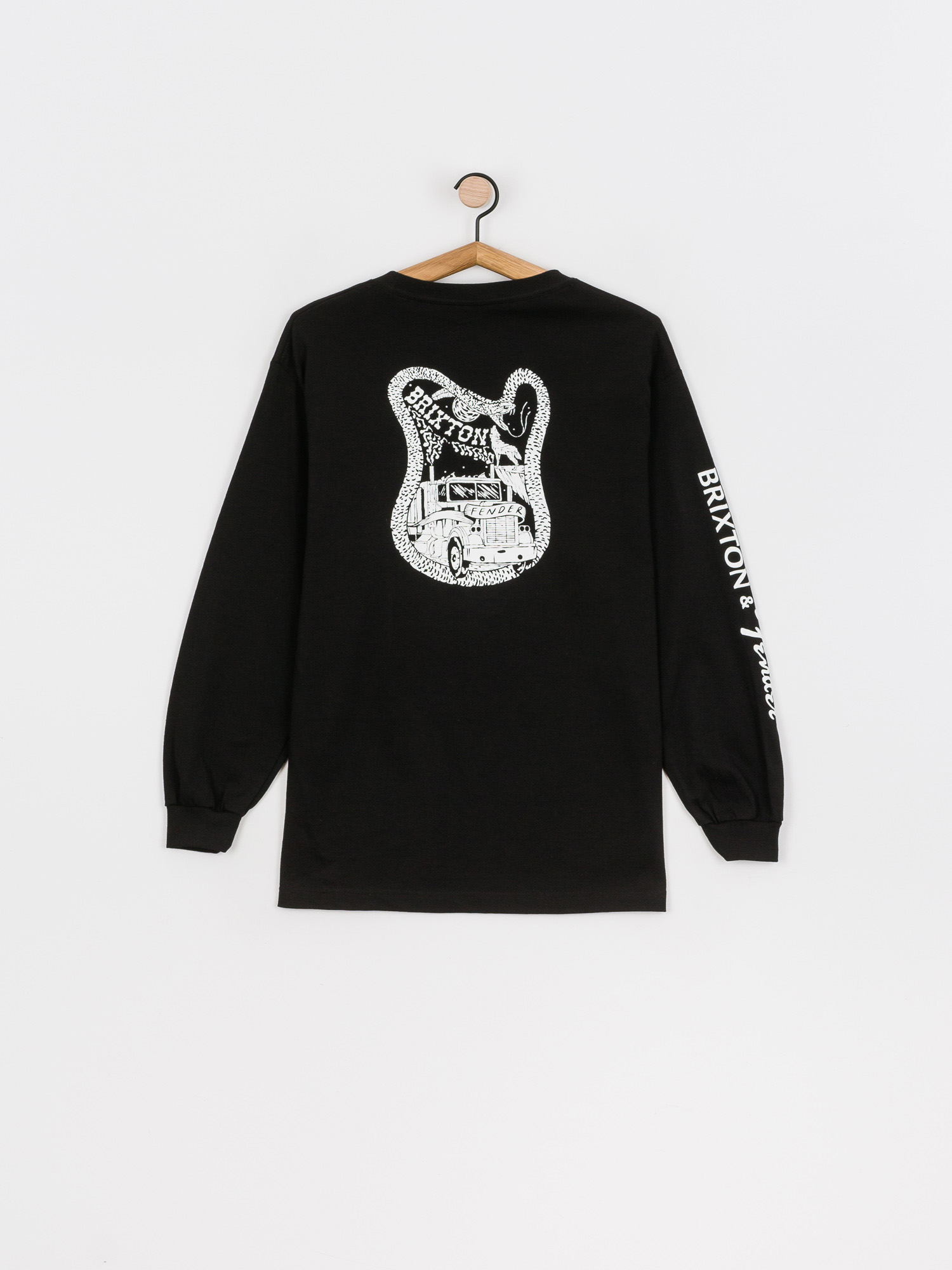 Longsleeve Brixton Fender Highway (black)