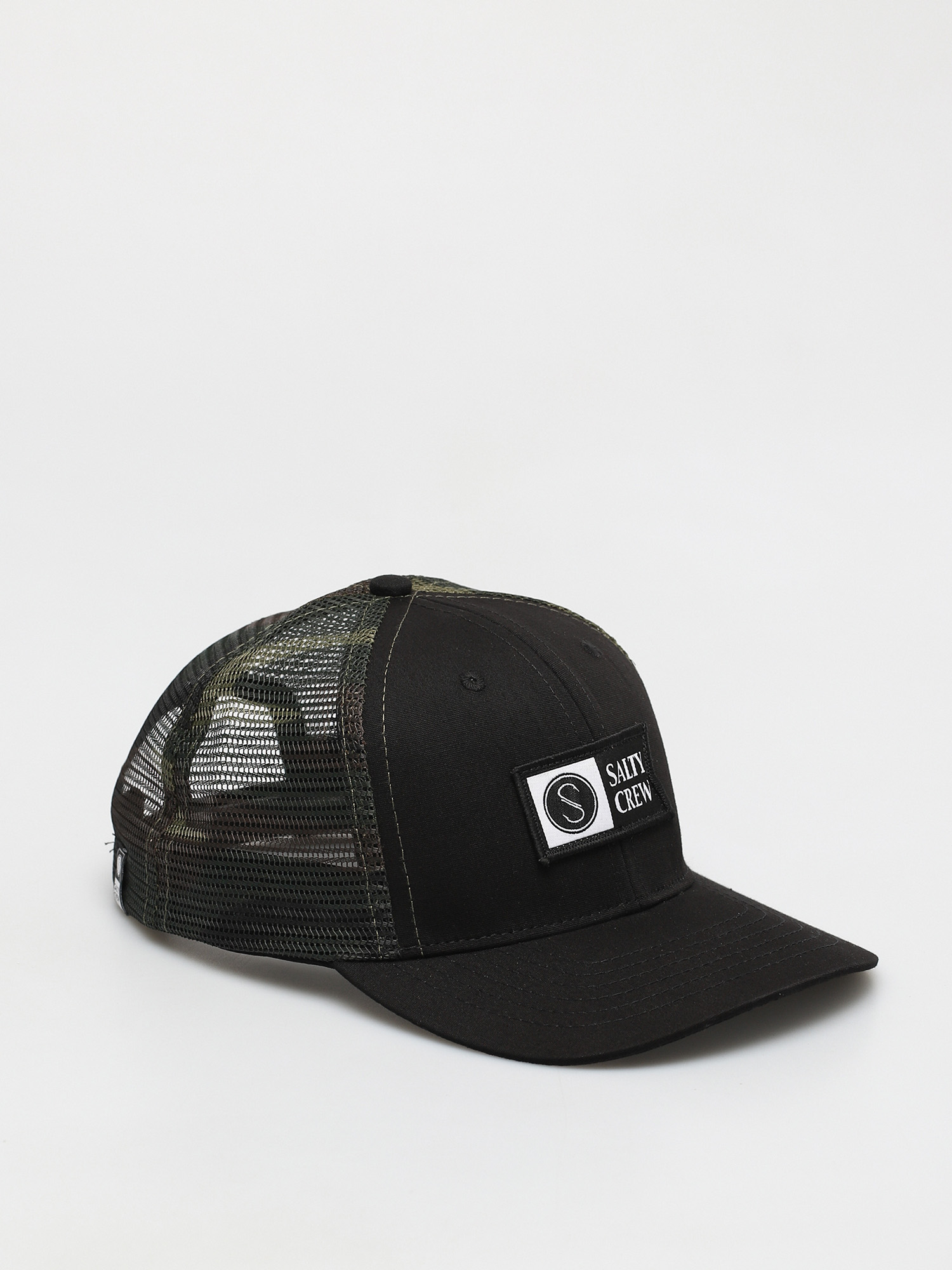 Czapka z daszkiem Salty Crew Pinnacle Retro Trucker (black/camo)