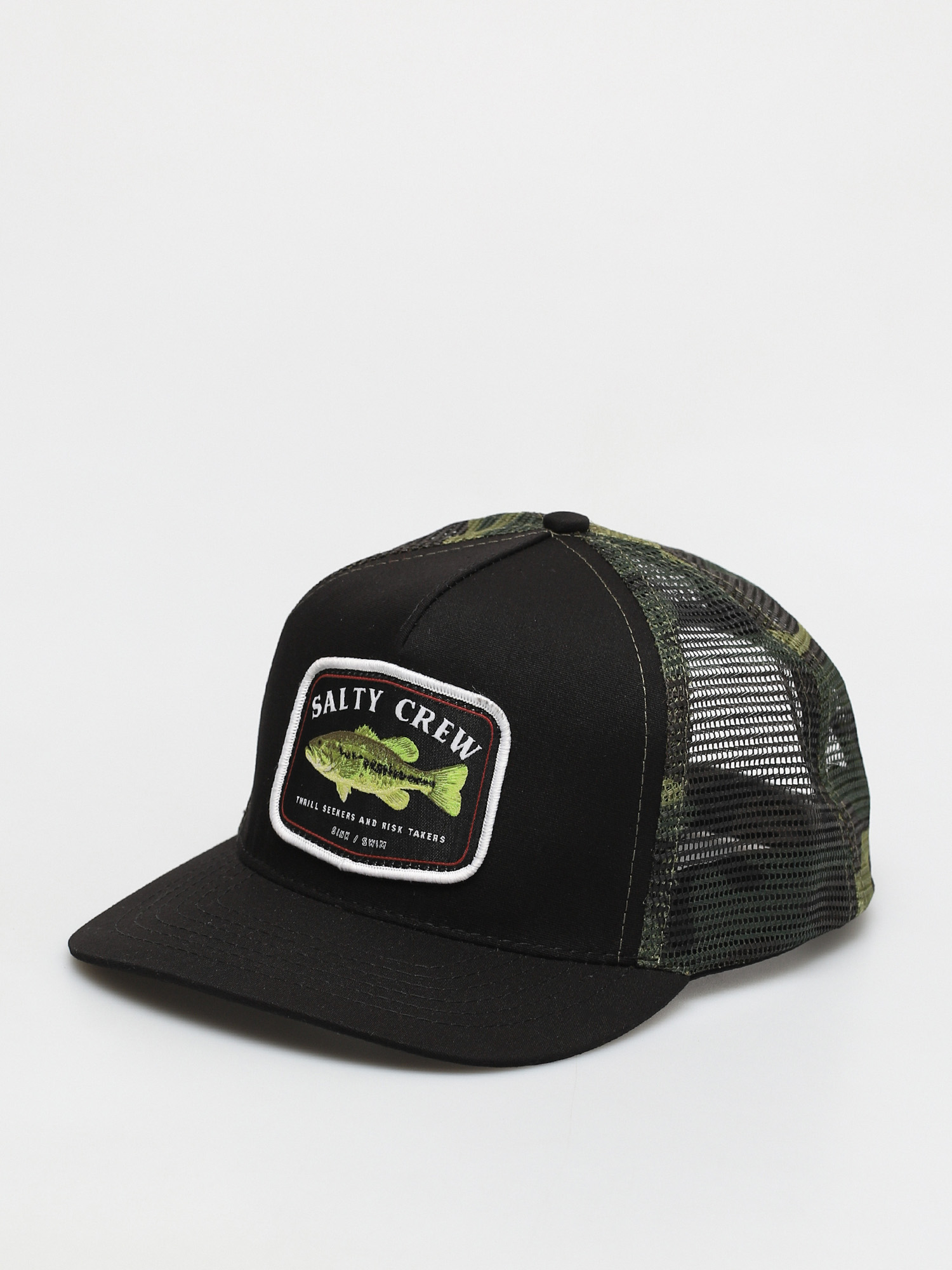 Czapka z daszkiem Salty Crew Bigmouth Trucker (black/camo)