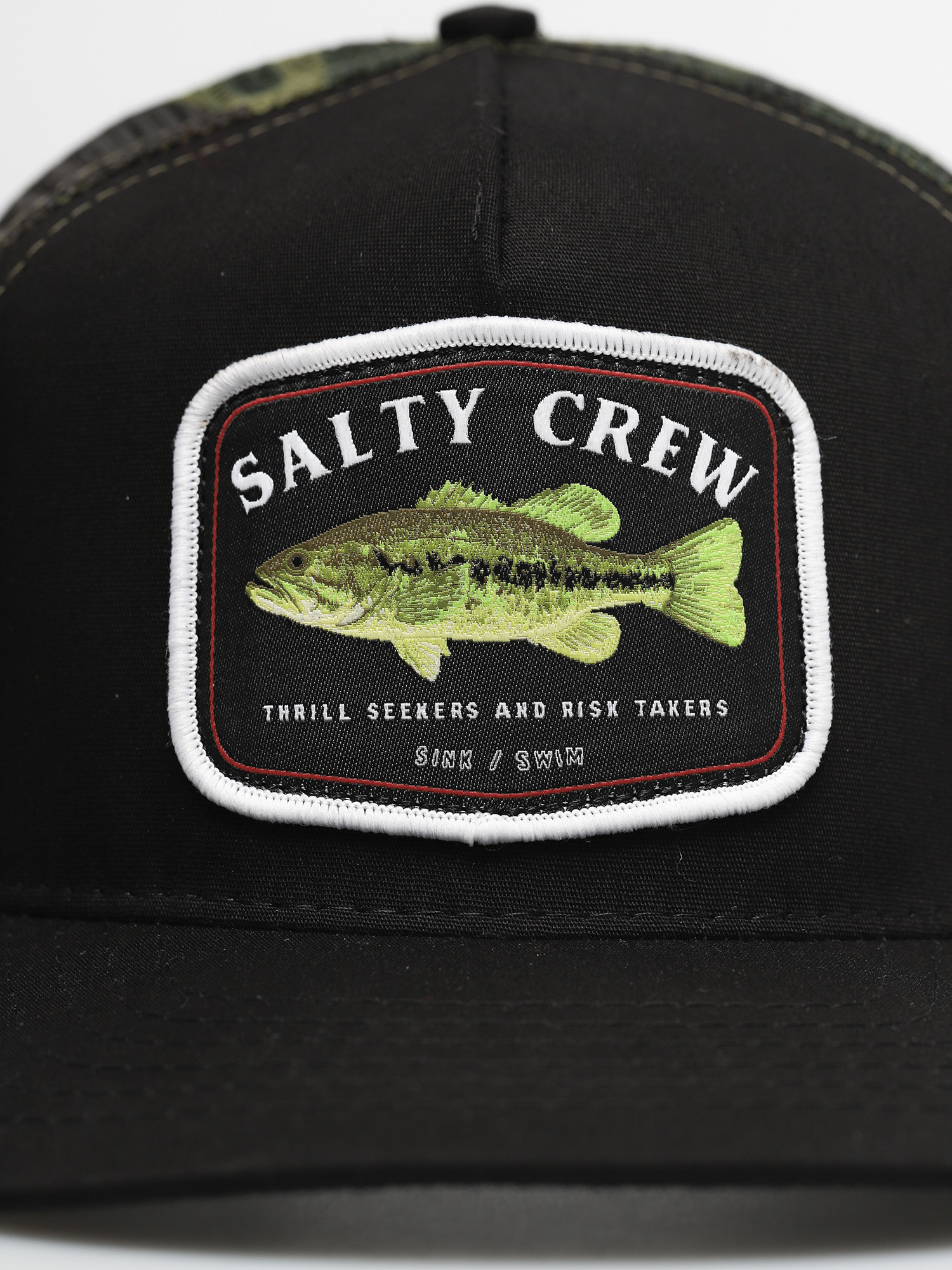 Czapka z daszkiem Salty Crew Bigmouth Trucker (black/camo)