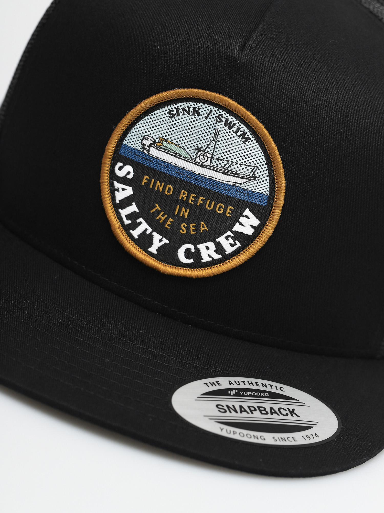 Czapka z daszkiem Salty Crew Dawn Patrol Trucker (black)