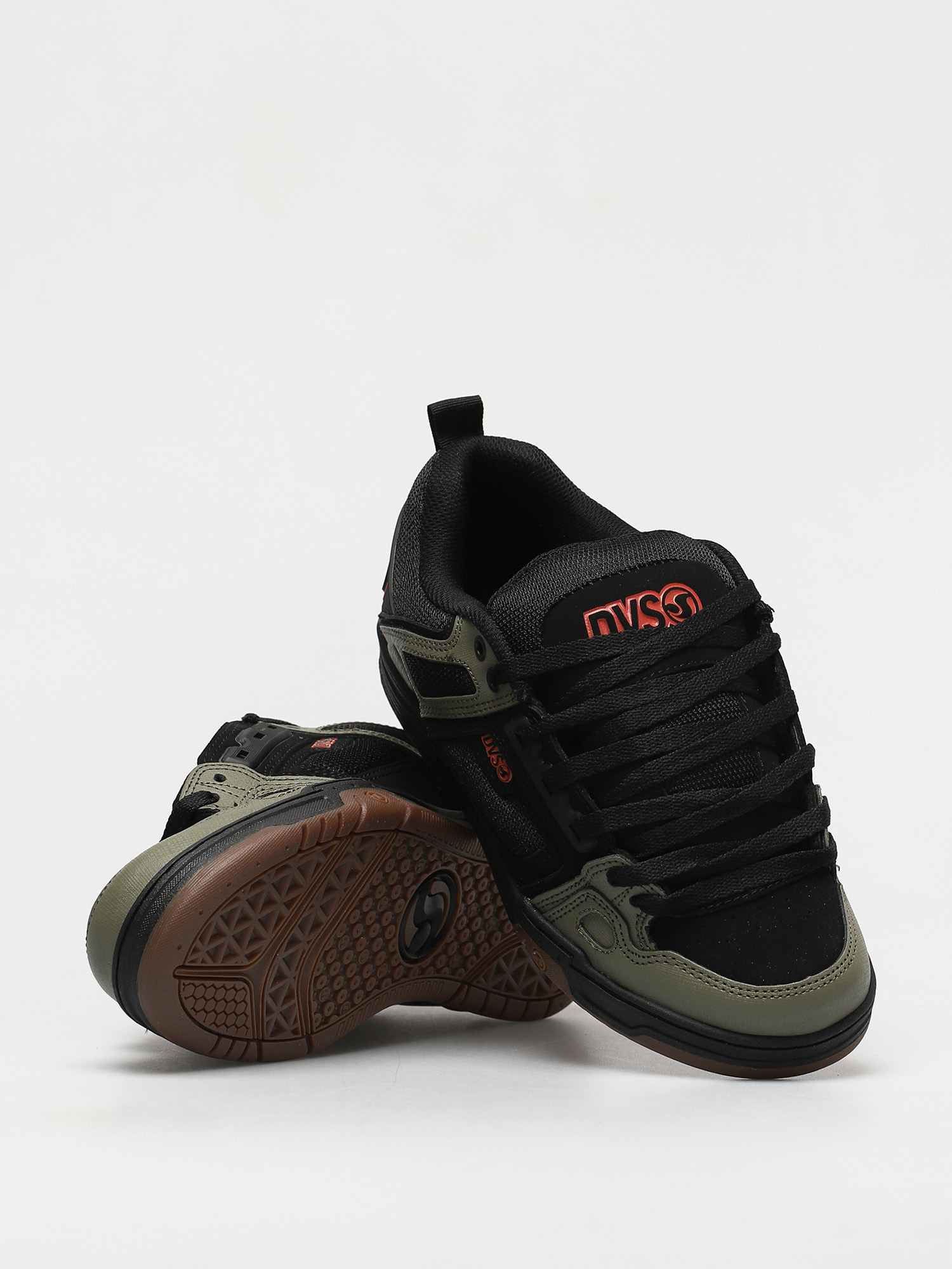 Buty DVS Comanche (black olive orange nubuck)