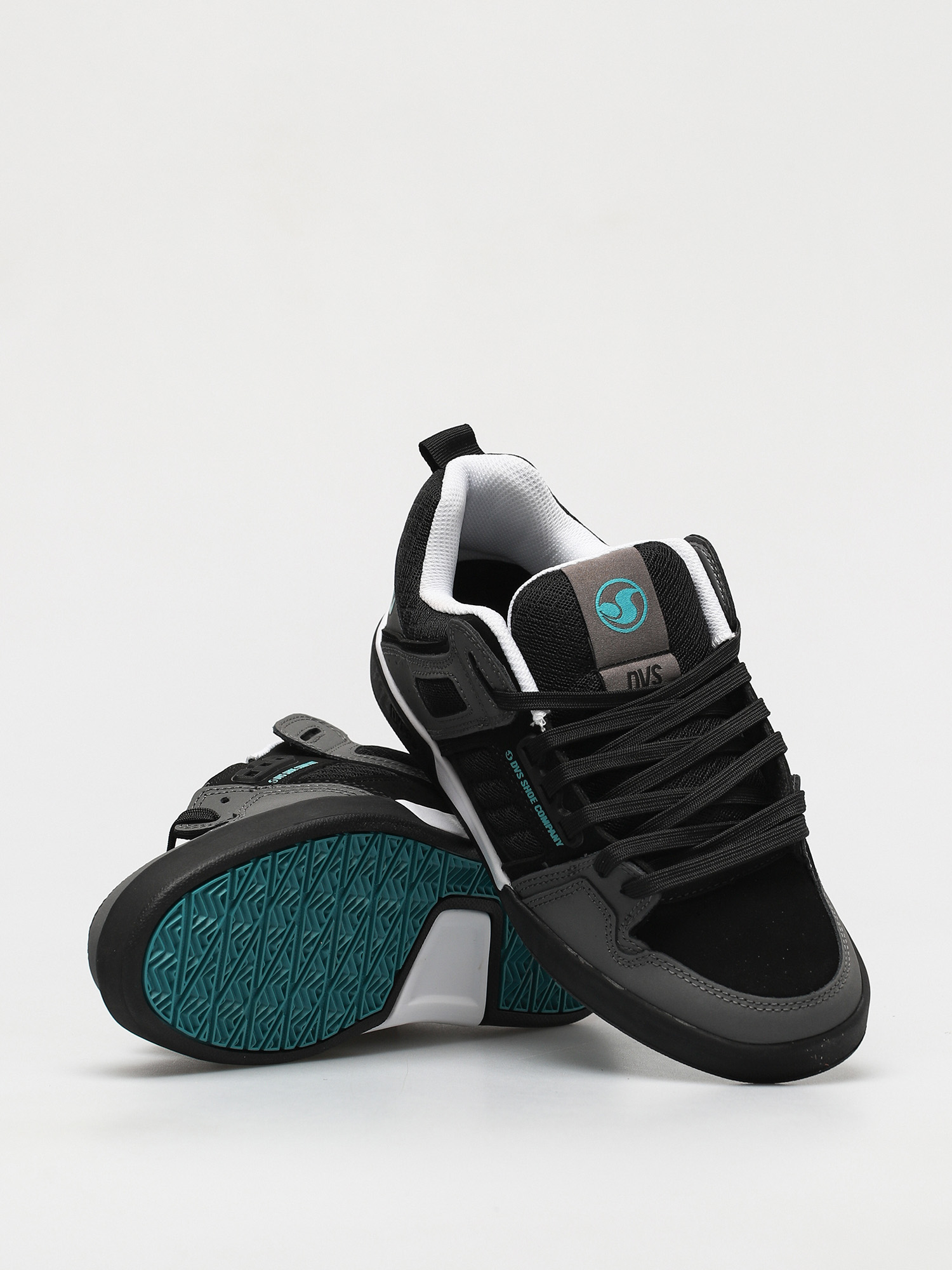 Buty DVS Comanche 2.0+ (black charcoal turquoise nubuck)