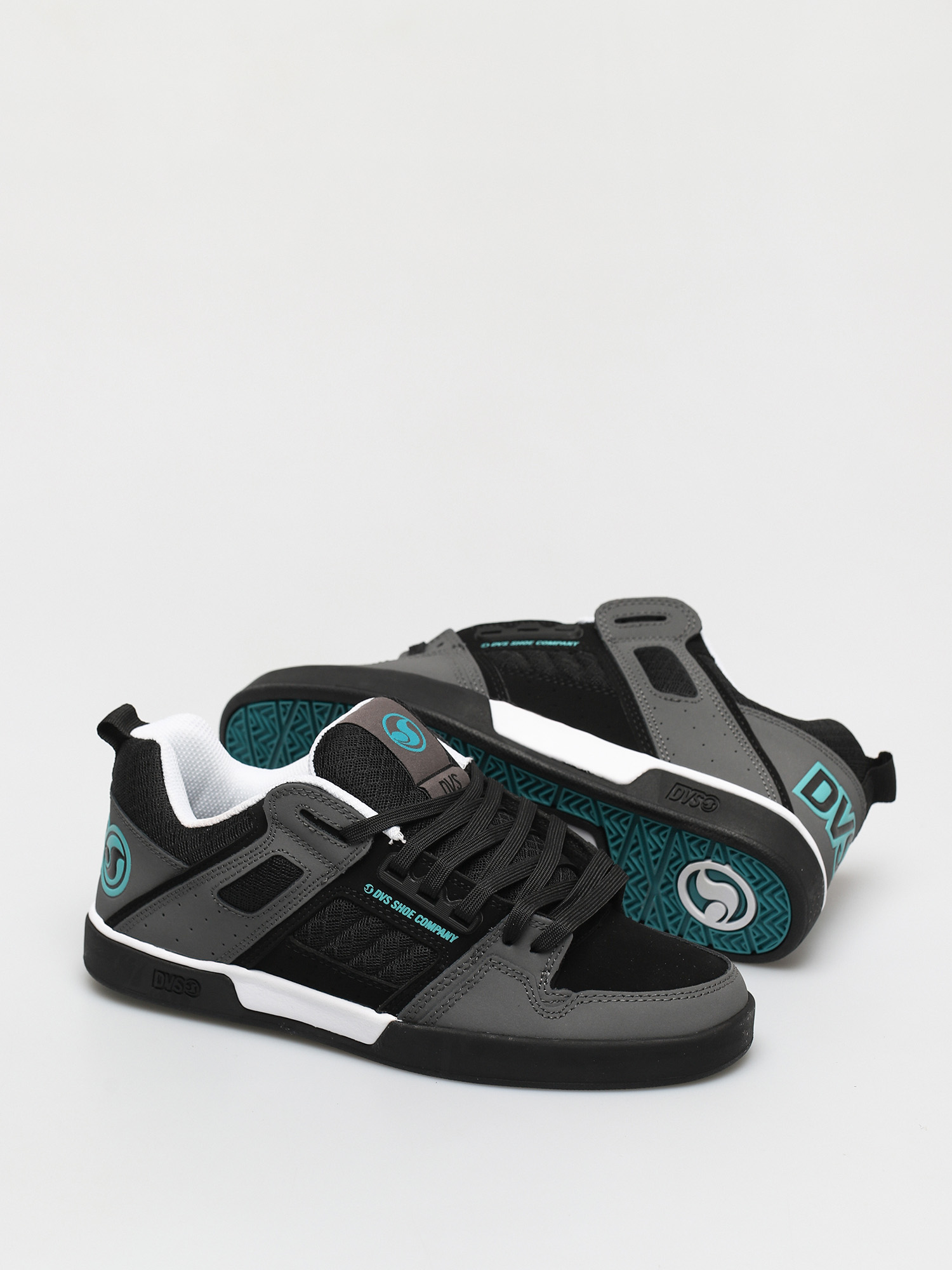 Buty DVS Comanche 2.0+ (black charcoal turquoise nubuck)