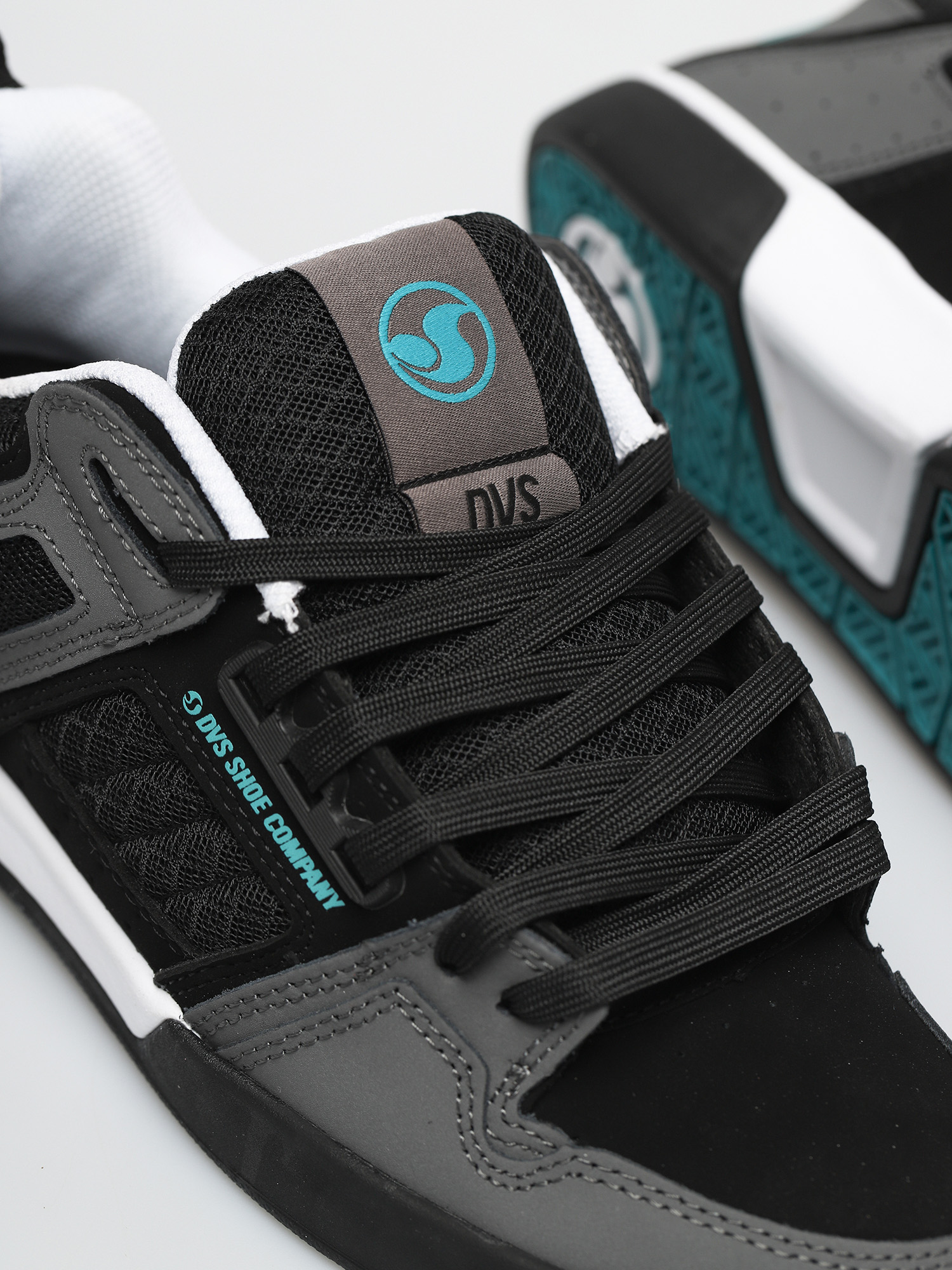 Buty DVS Comanche 2.0+ (black charcoal turquoise nubuck)