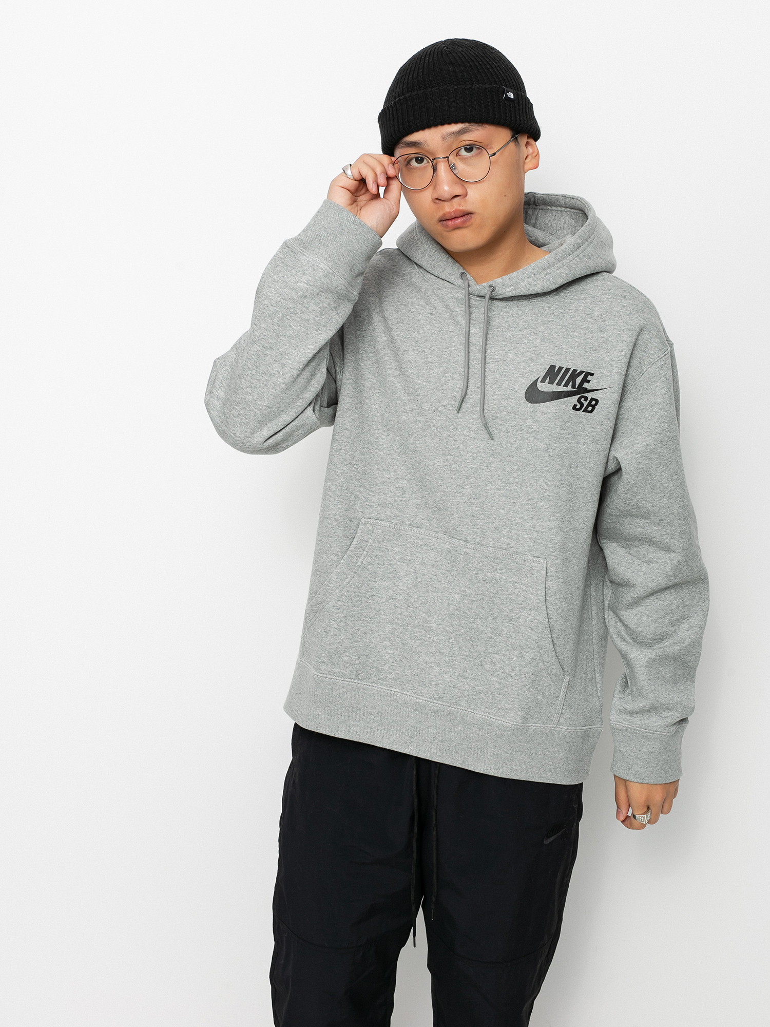 Bluza Nike SB Icon (dk grey heather/black)