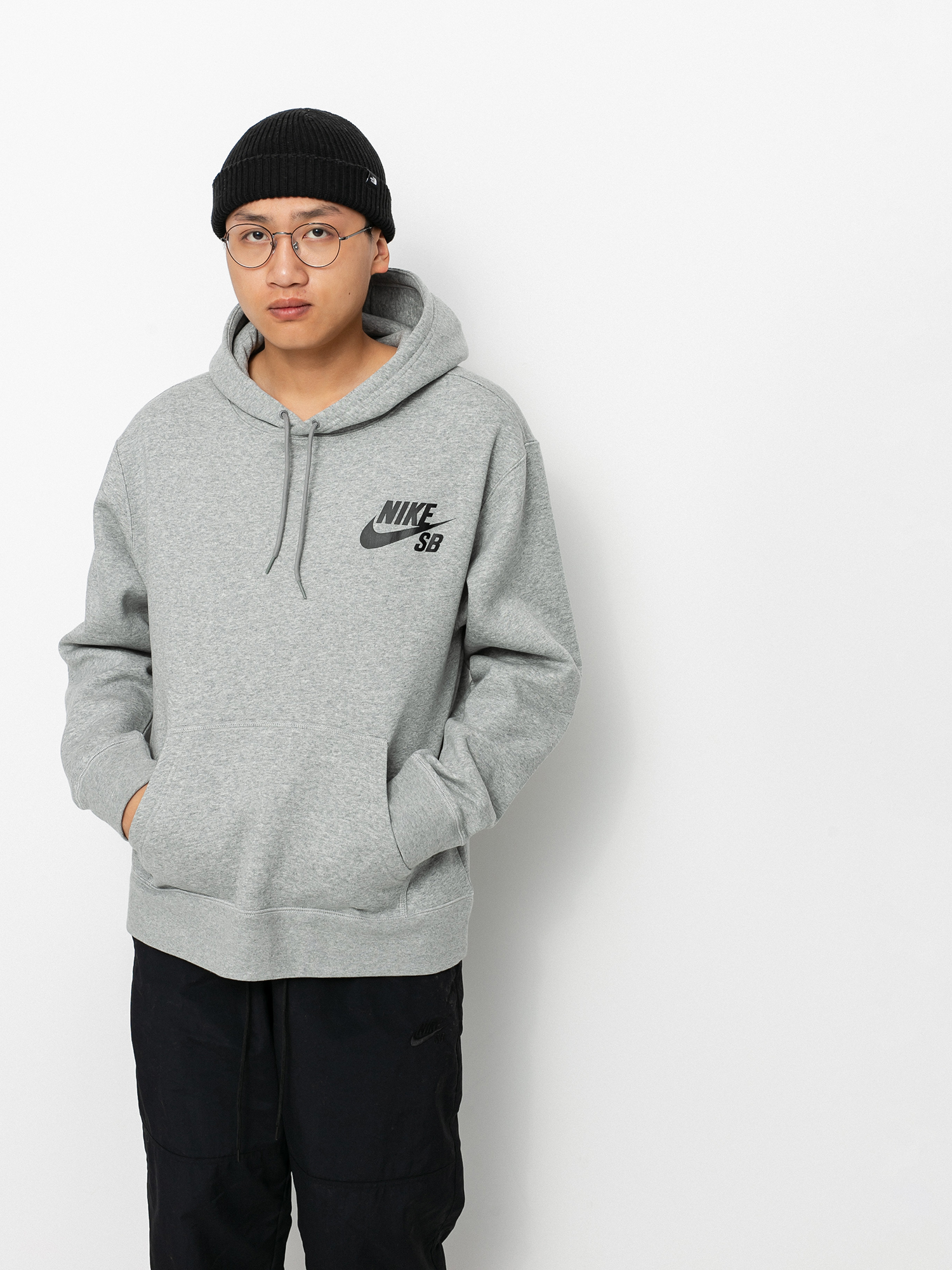 Bluza Nike SB Icon (dk grey heather/black)
