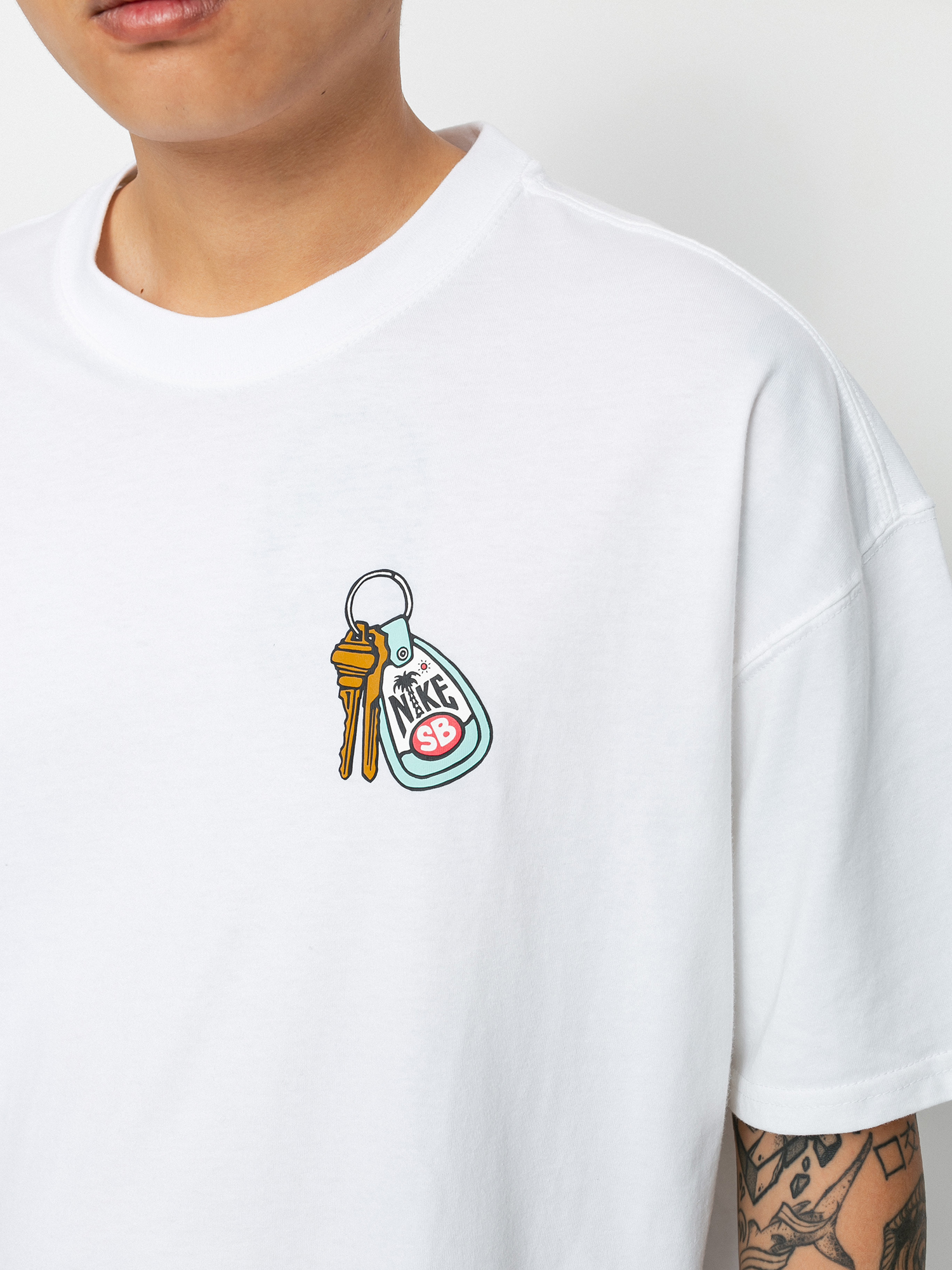 T-shirt Nike SB Keys (white)