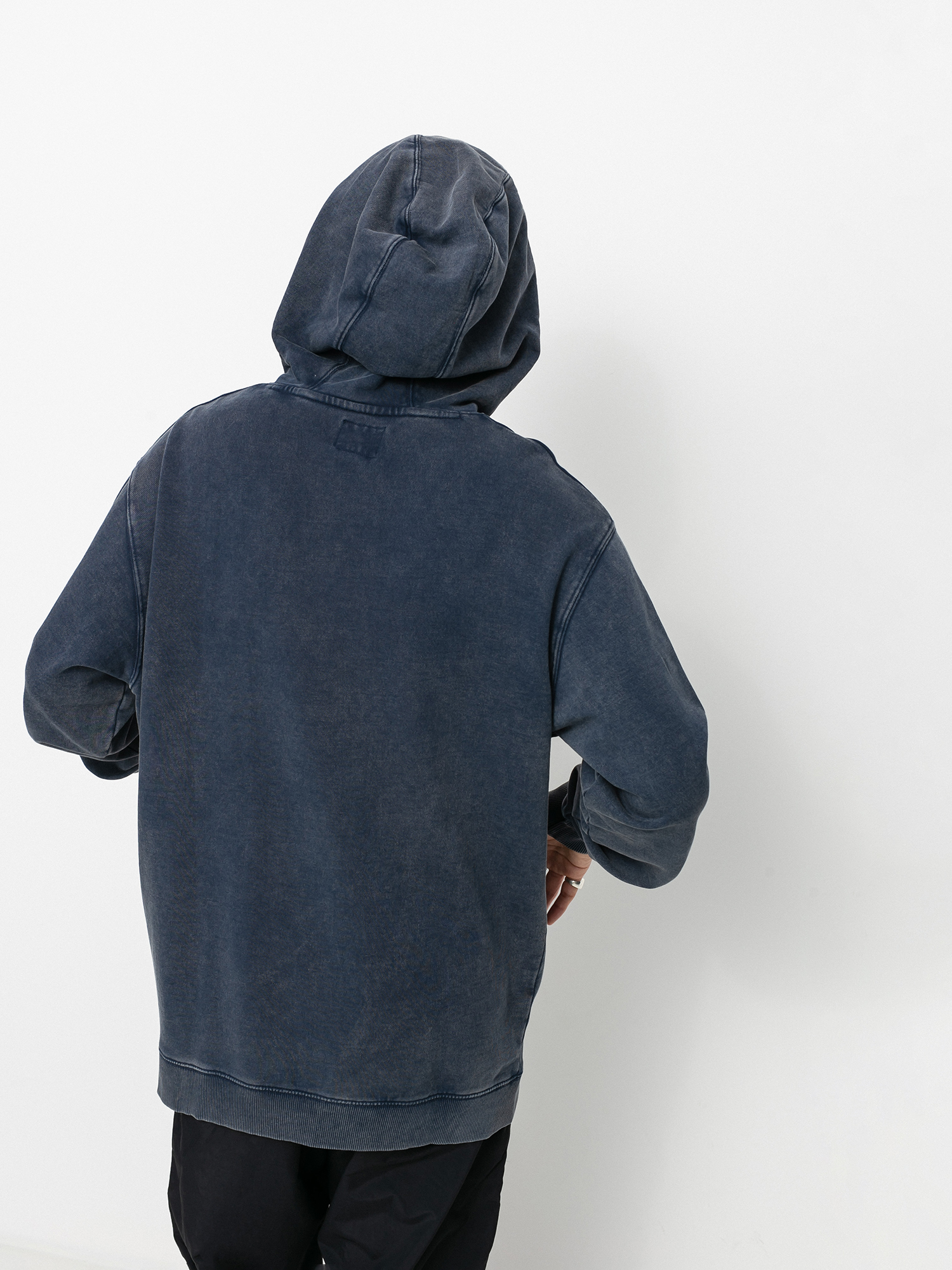 Bluza z kapturem DC Random Pigment Dye HD (navy blazer)