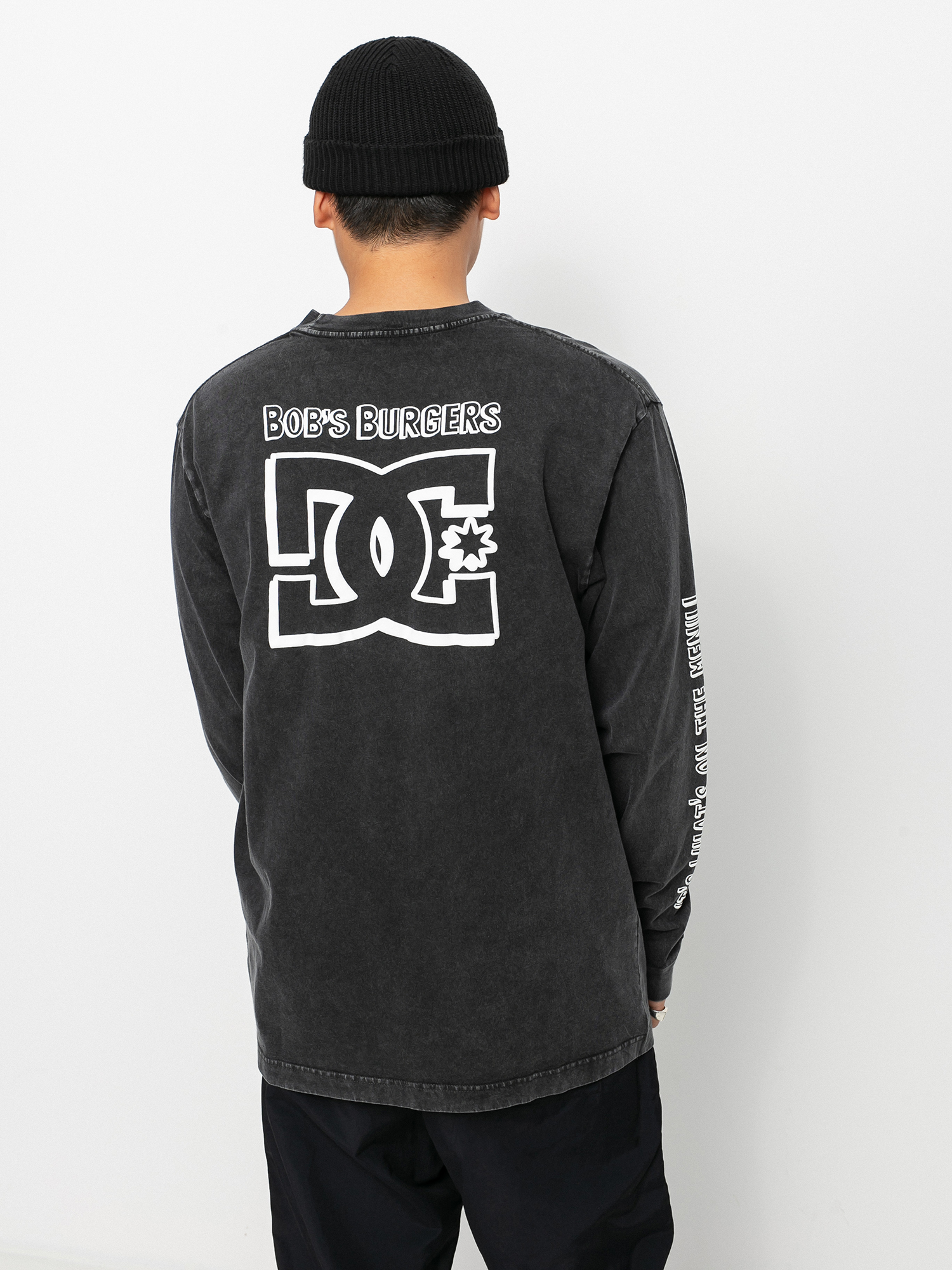 Longsleeve DC X BB Bobs Burgers Whats On The Menu (black)
