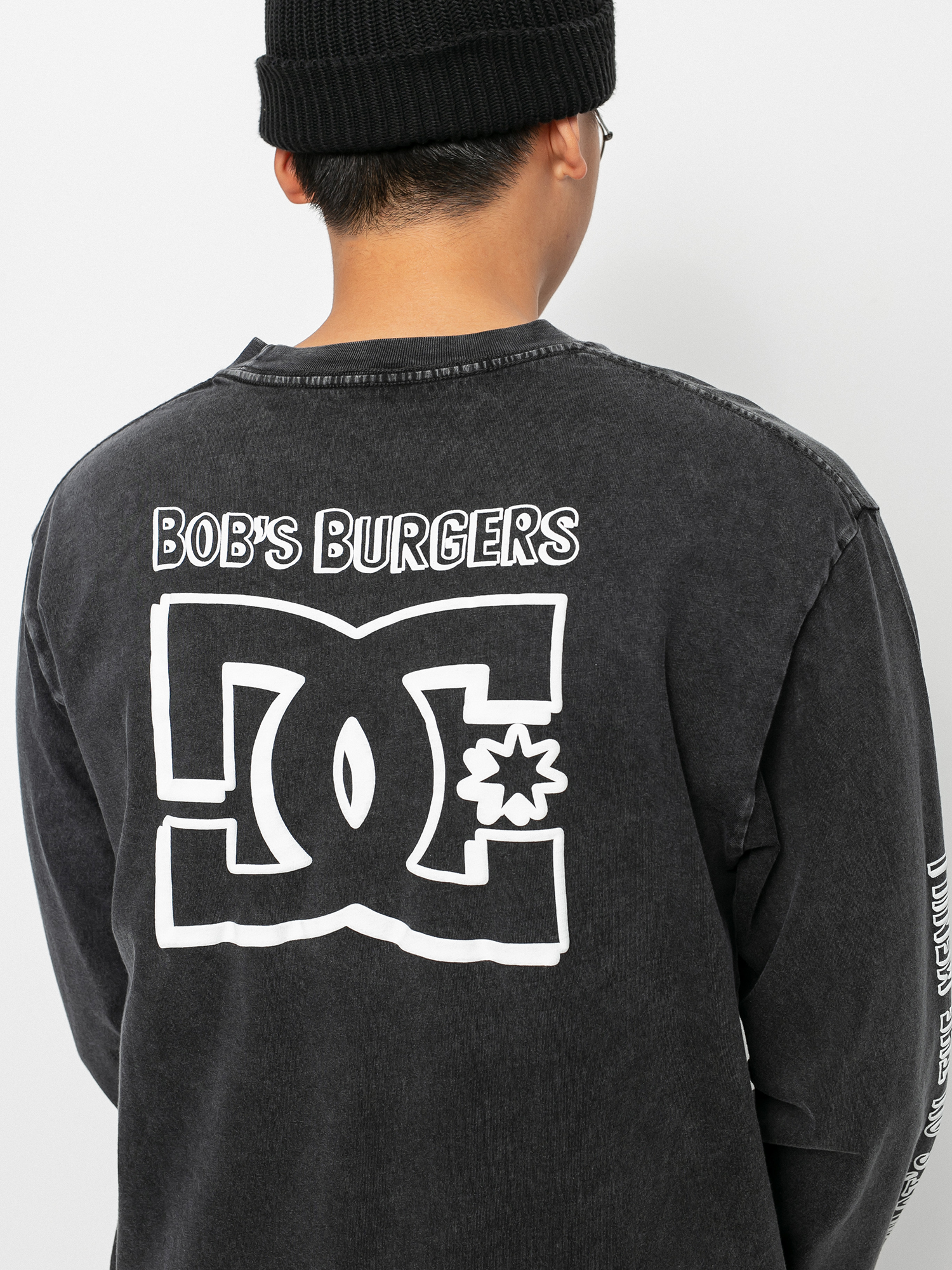 Longsleeve DC X BB Bobs Burgers Whats On The Menu (black)