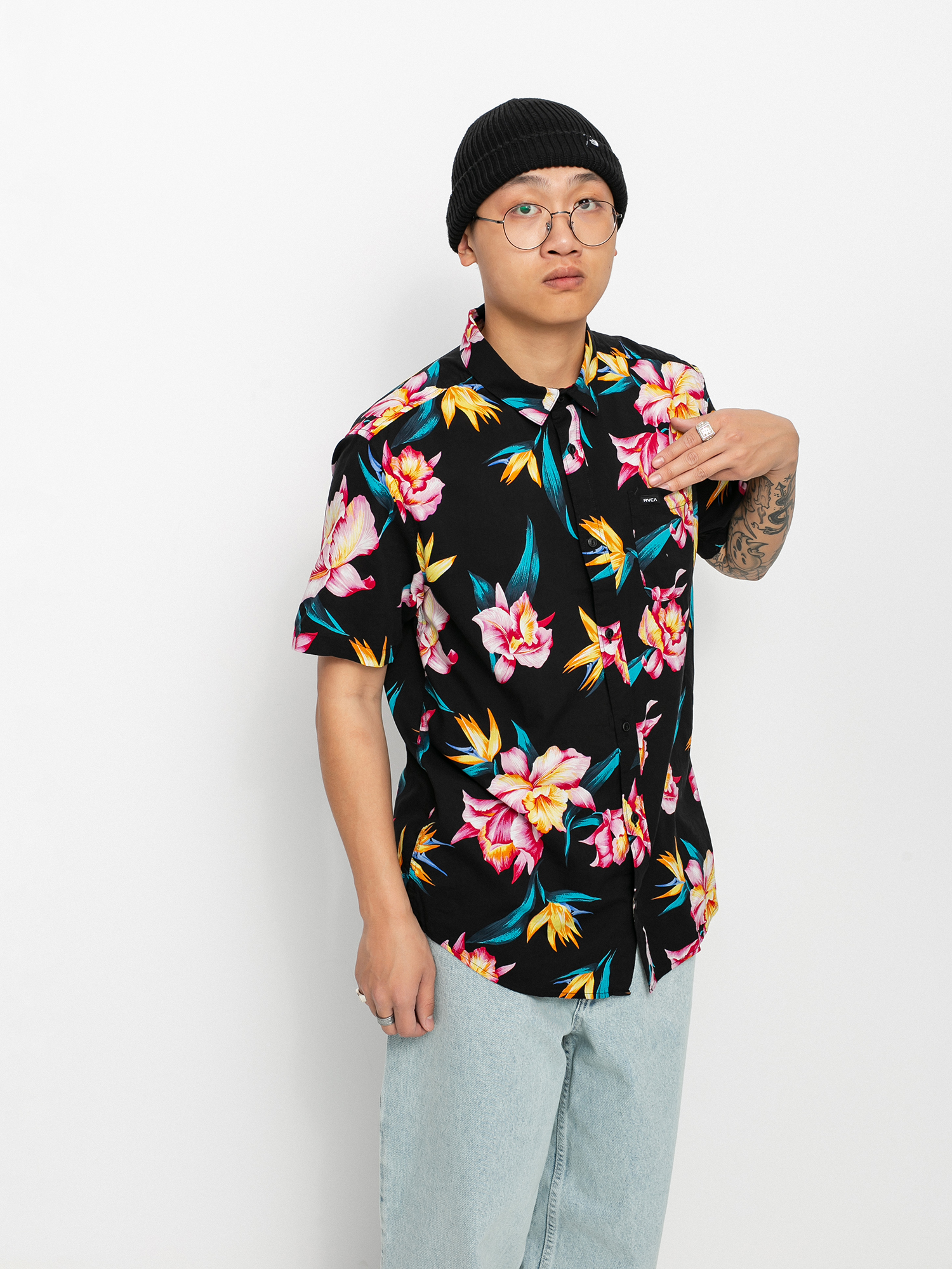 Koszula RVCA Akora Floral (black)