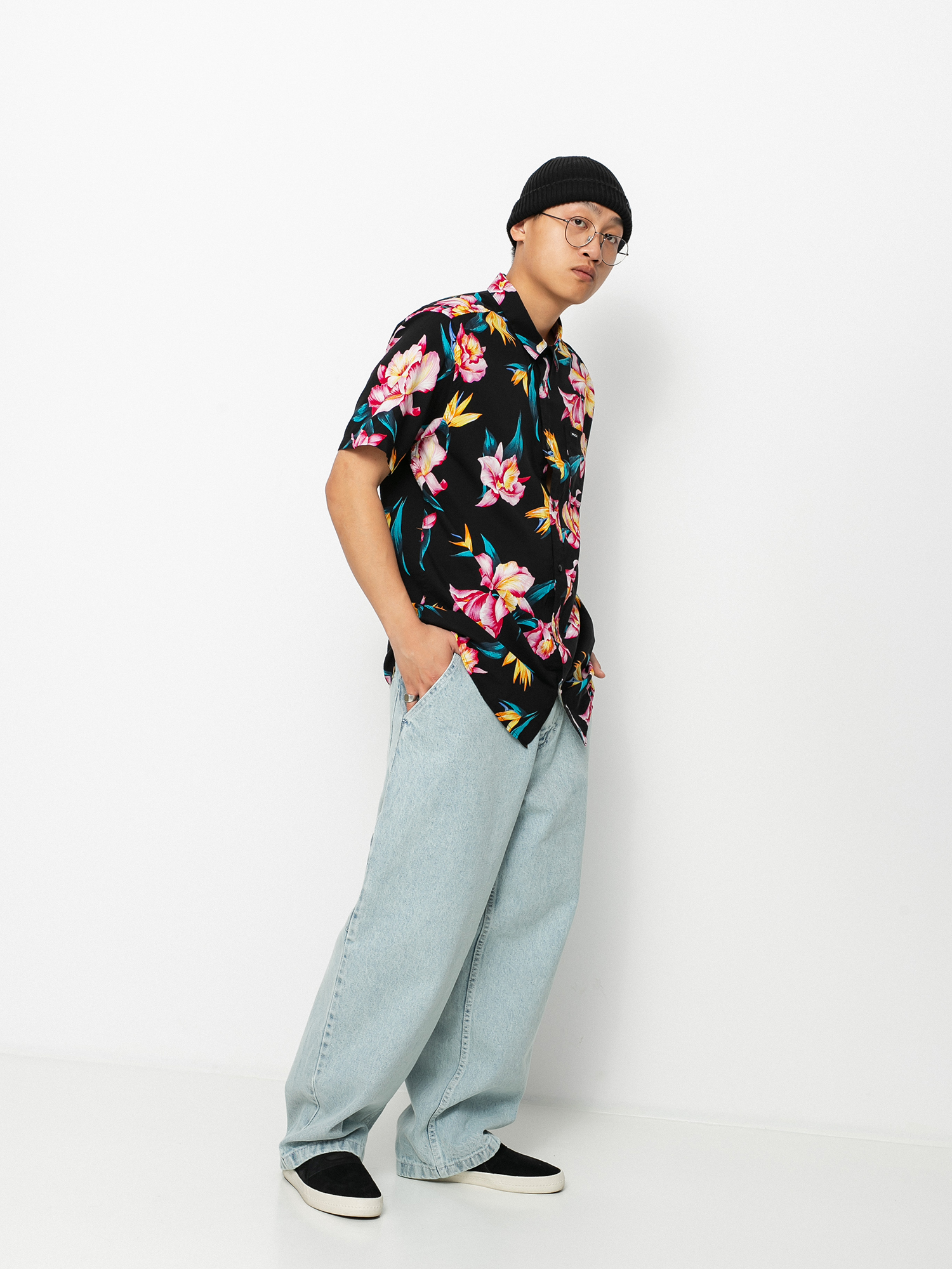 Koszula RVCA Akora Floral (black)