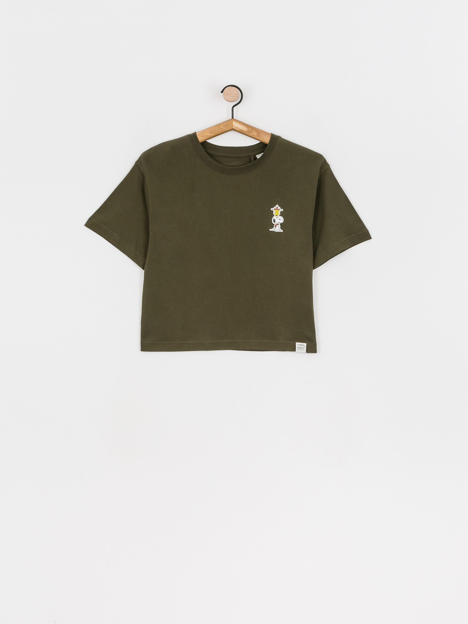 T-shirt Element Peanuts Patches Box Wmn (army)
