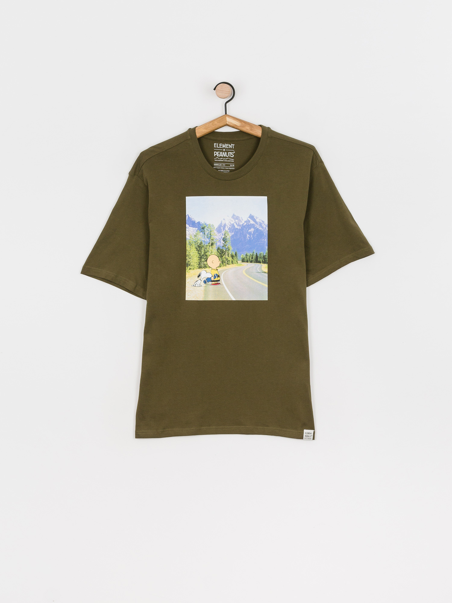 T-shirt Element Peanuts Adventure (army)